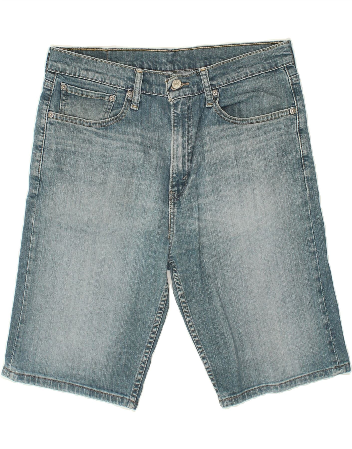 image of LEVI'S Mens Denim Shorts W34 Large  Blue Cotton