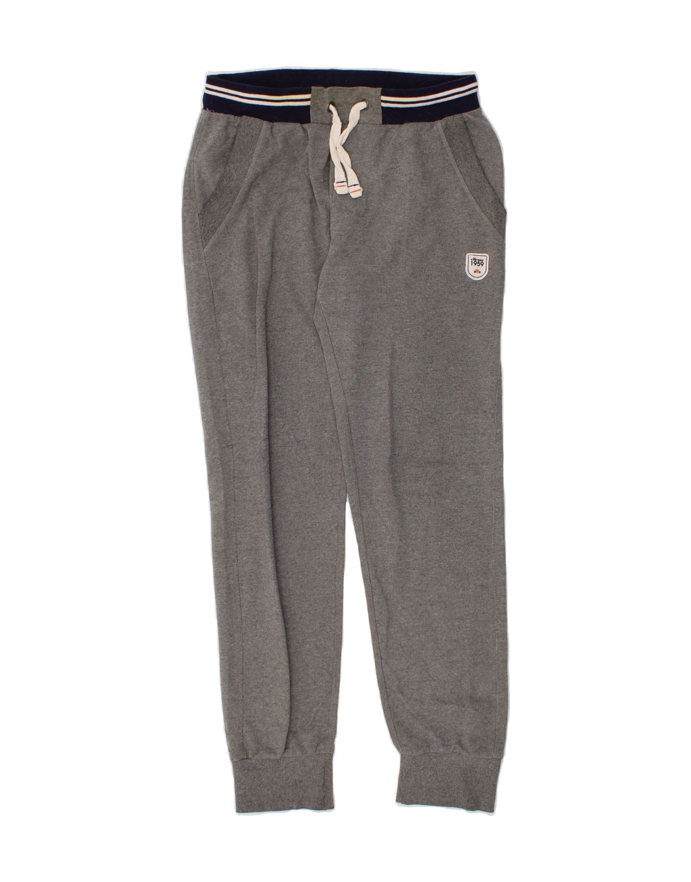 image of ELLESSE Mens Tracksuit Trousers Joggers Medium Grey