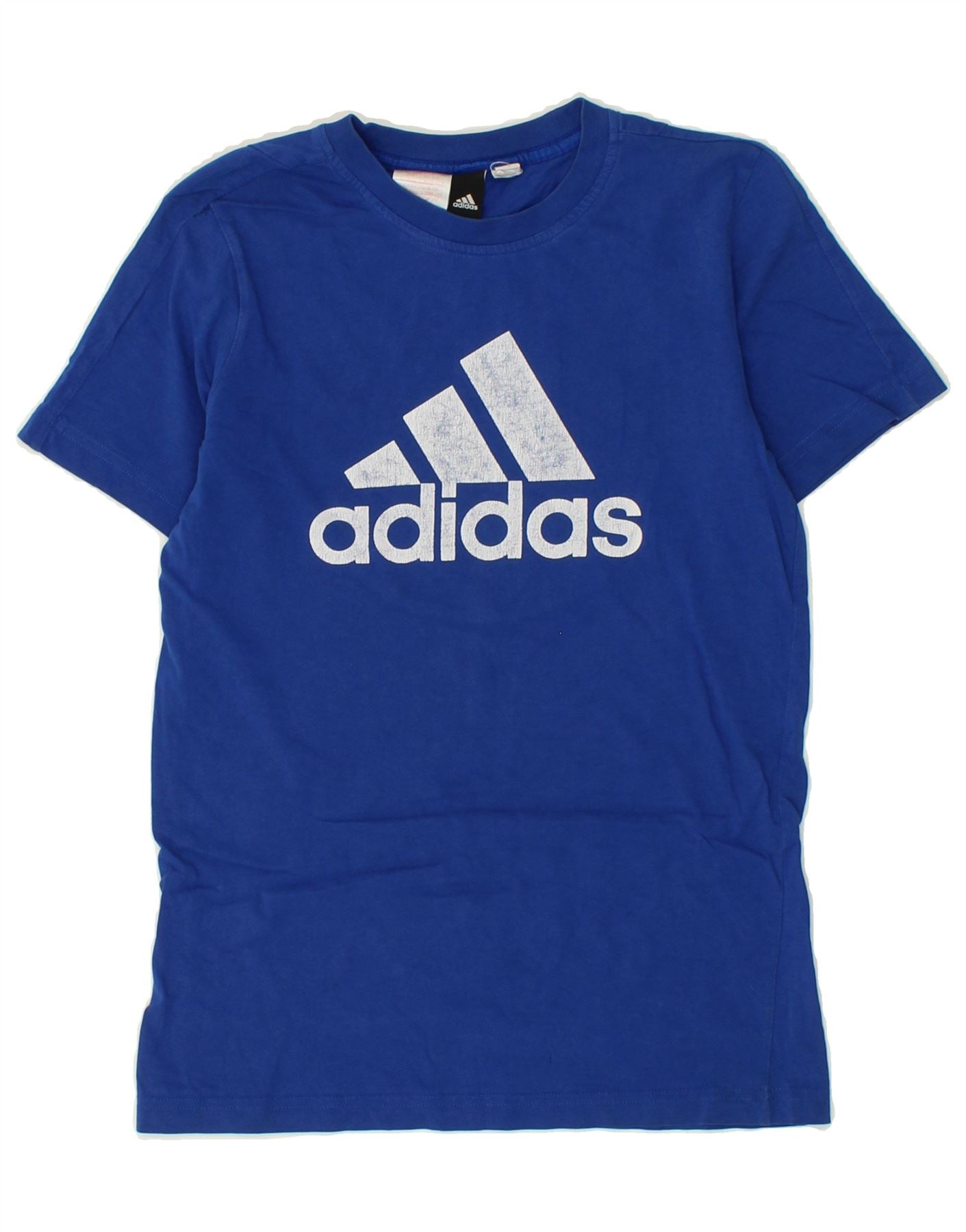 ADIDAS Boys Graphic T-Shirt Top 11-12 Years Blue