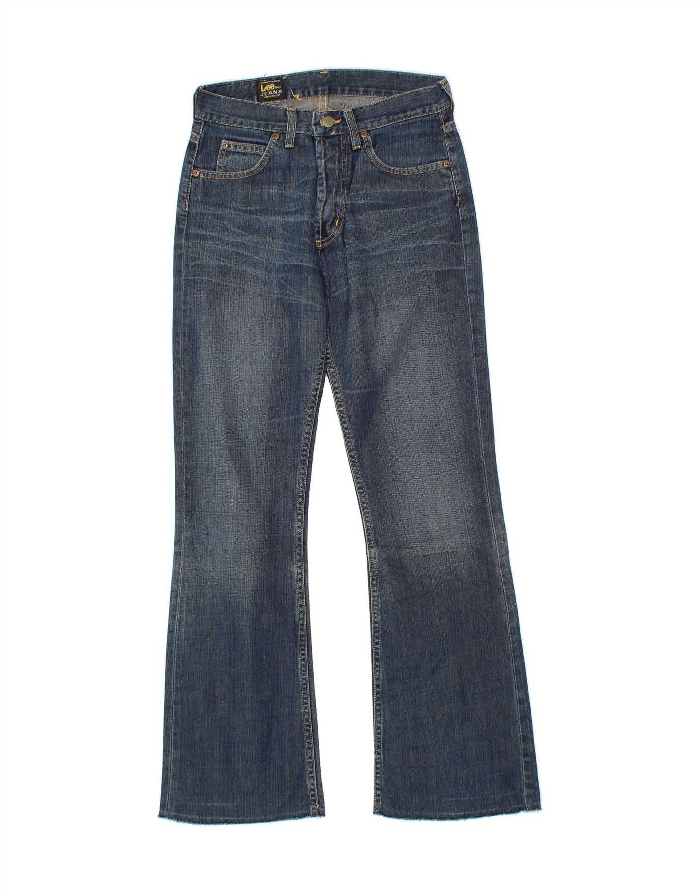 image of LEE Womens Bootcut Jeans W30 L31 Blue Cotton