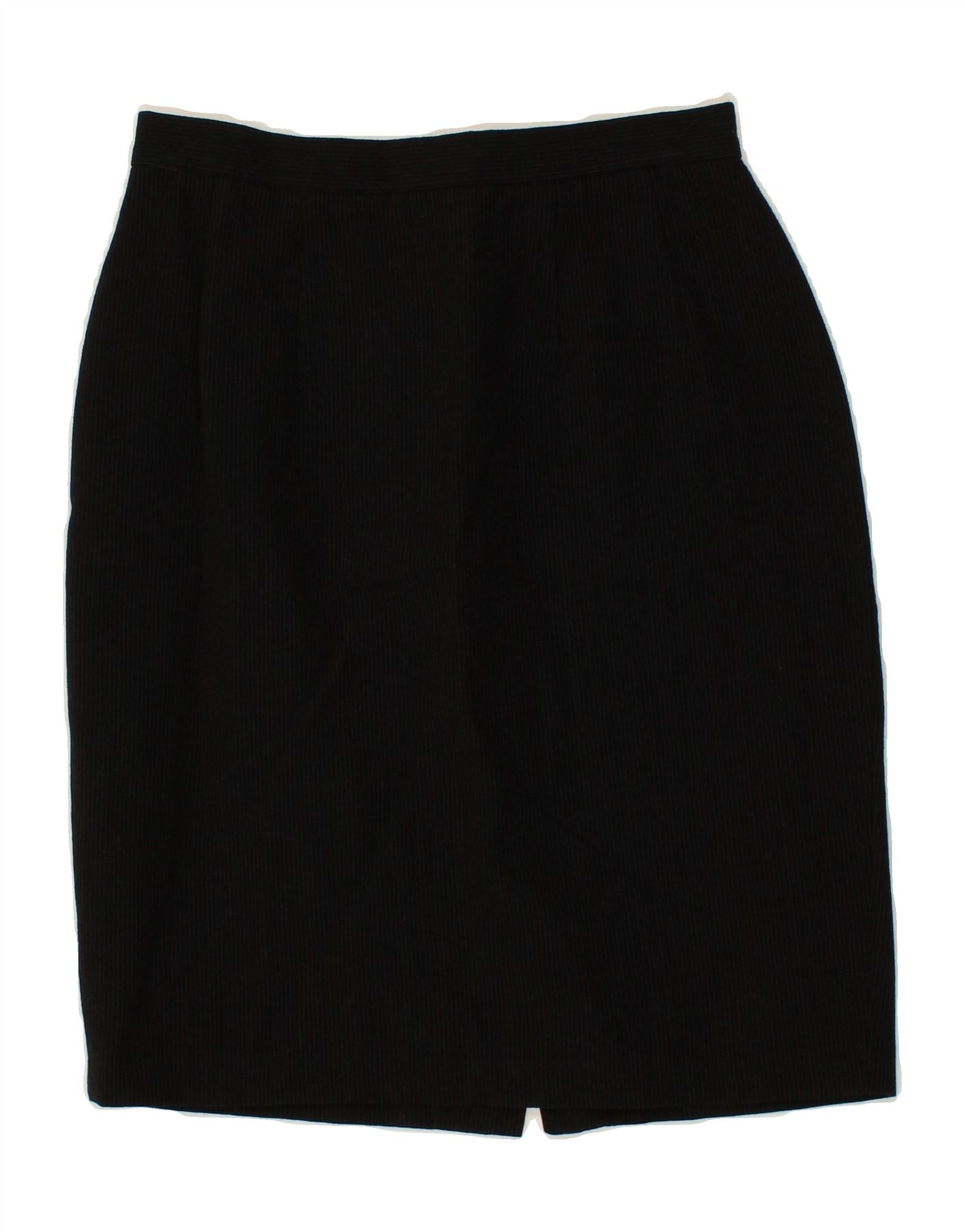 image of ALBERTO BIANI Womens Pencil Skirt IT 44 Medium W28  Black Wool