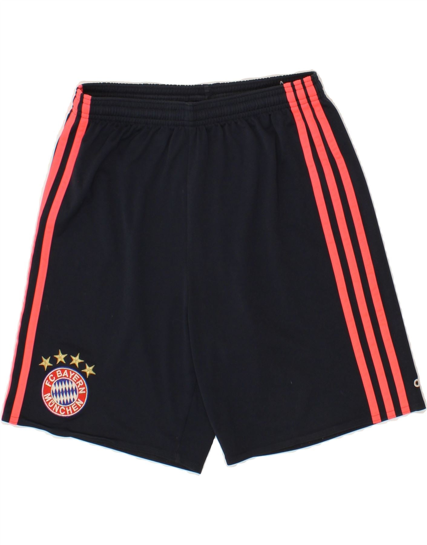 image of ADIDAS Girls FC Bayern Munchen Graphic Sport Shorts 13-14 Years Navy Blue