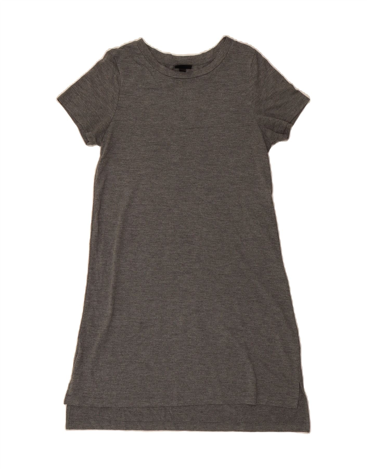 image of MOSSIMO Womens T-Shirt Dress UK 10 Small Grey Polyester