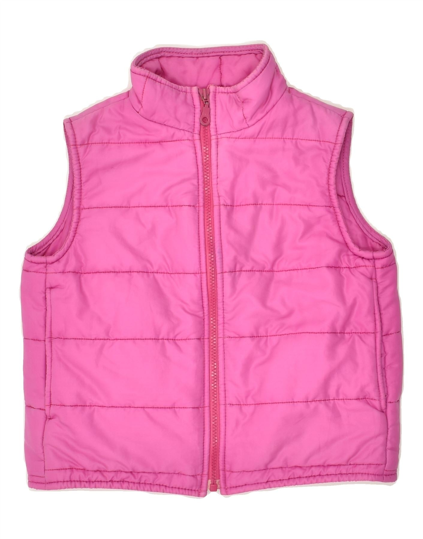 Image of BENETTON Girls Padded Gilet 12-13 Years Pink