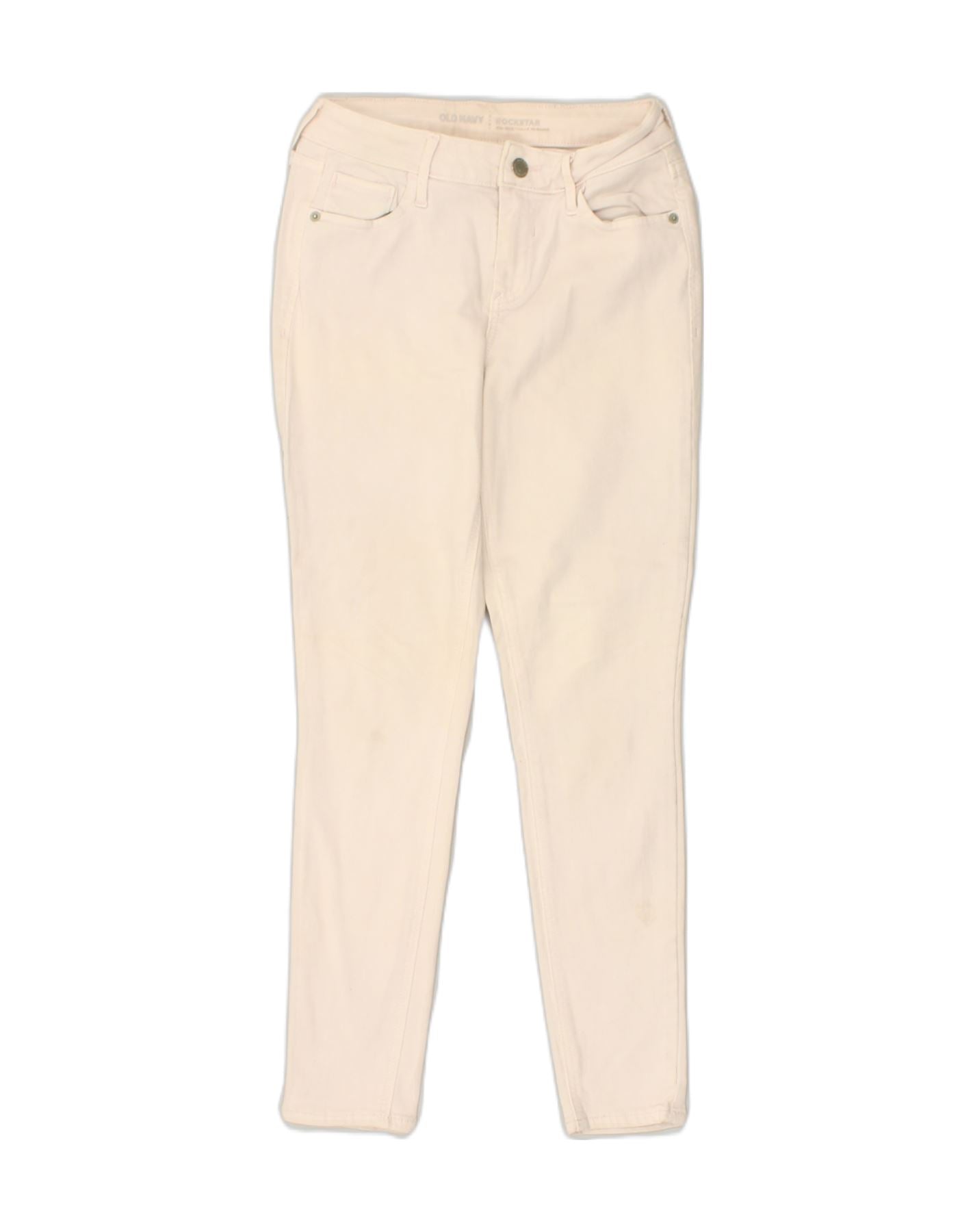 image of OLD NAVY Womens Slim Jeans US 2 XS W26 L26 Pink Cotton