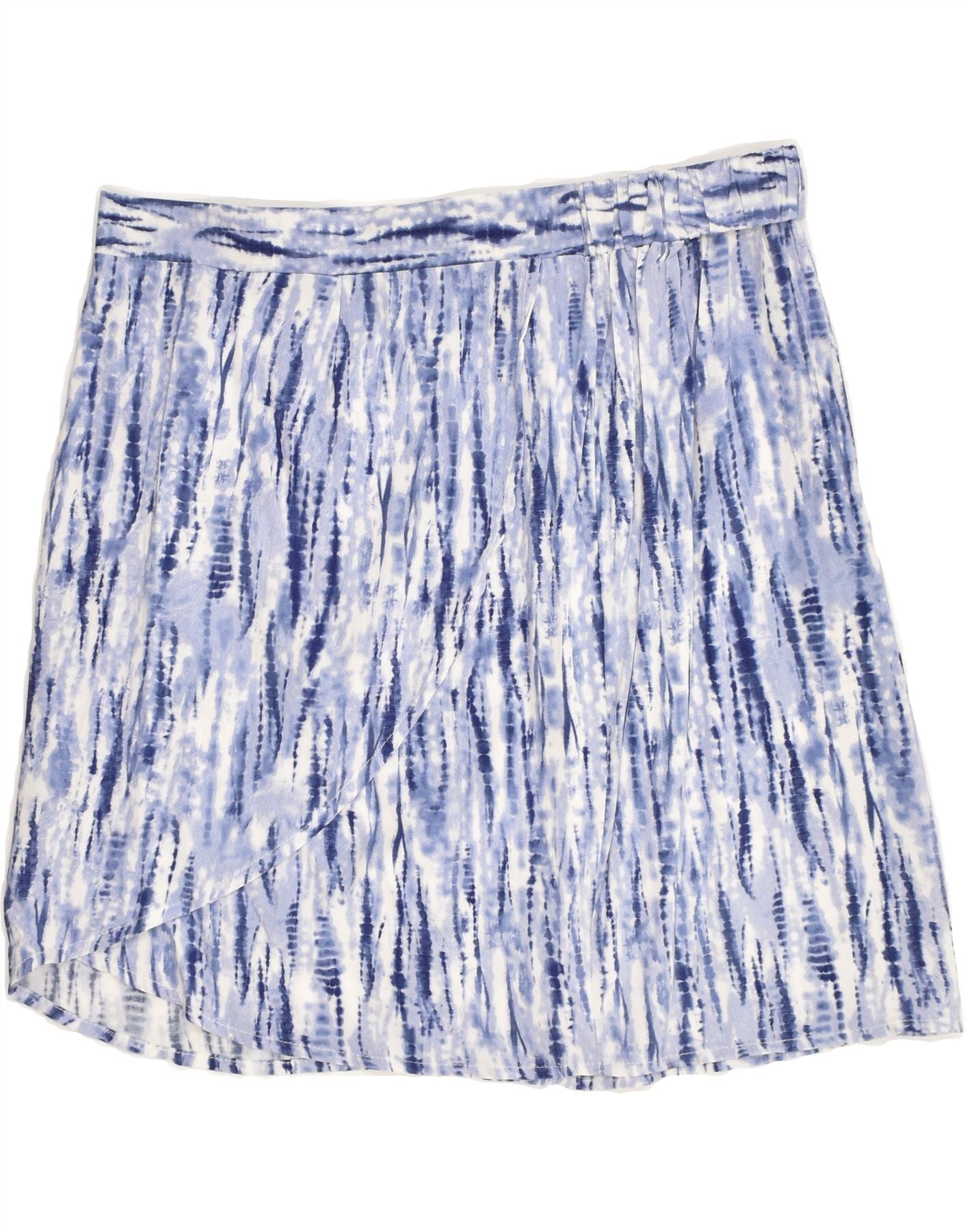 image of VINTAGE Womens Straight Skirt W33 Large  Blue