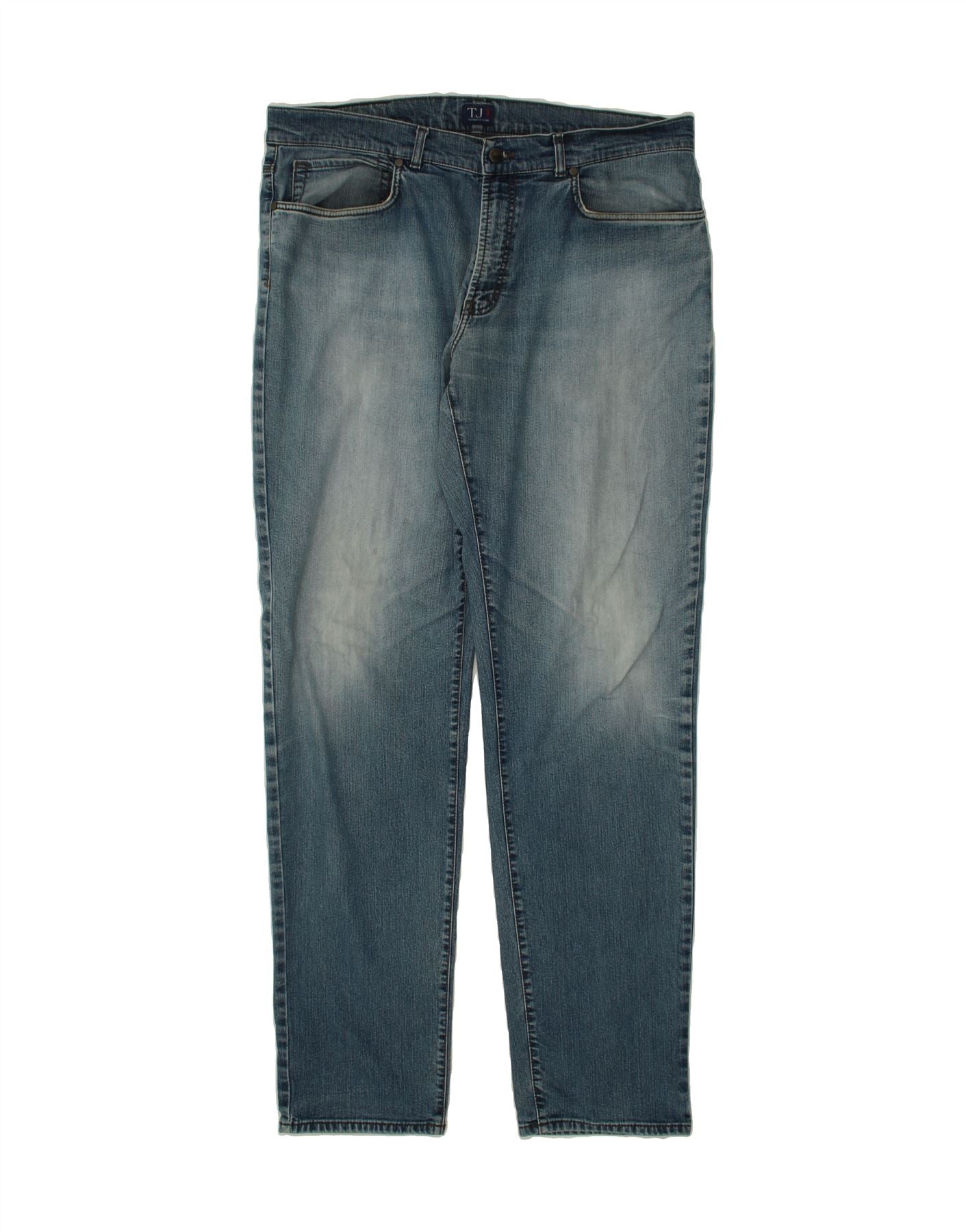 image of TRUSSARDI Mens Slim Jeans W42 L35  Blue Cotton