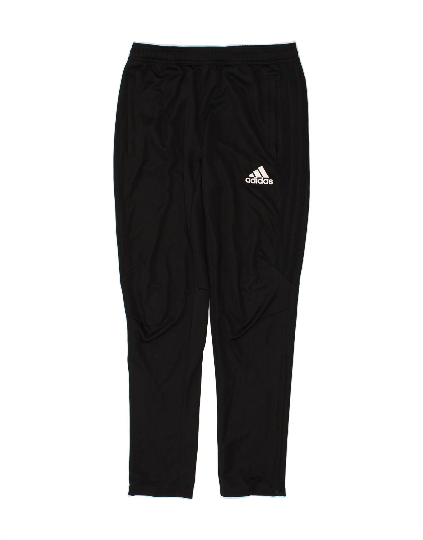 ADIDAS Boys Climacool Tracksuit Trousers 13-14 Years Black Polyester