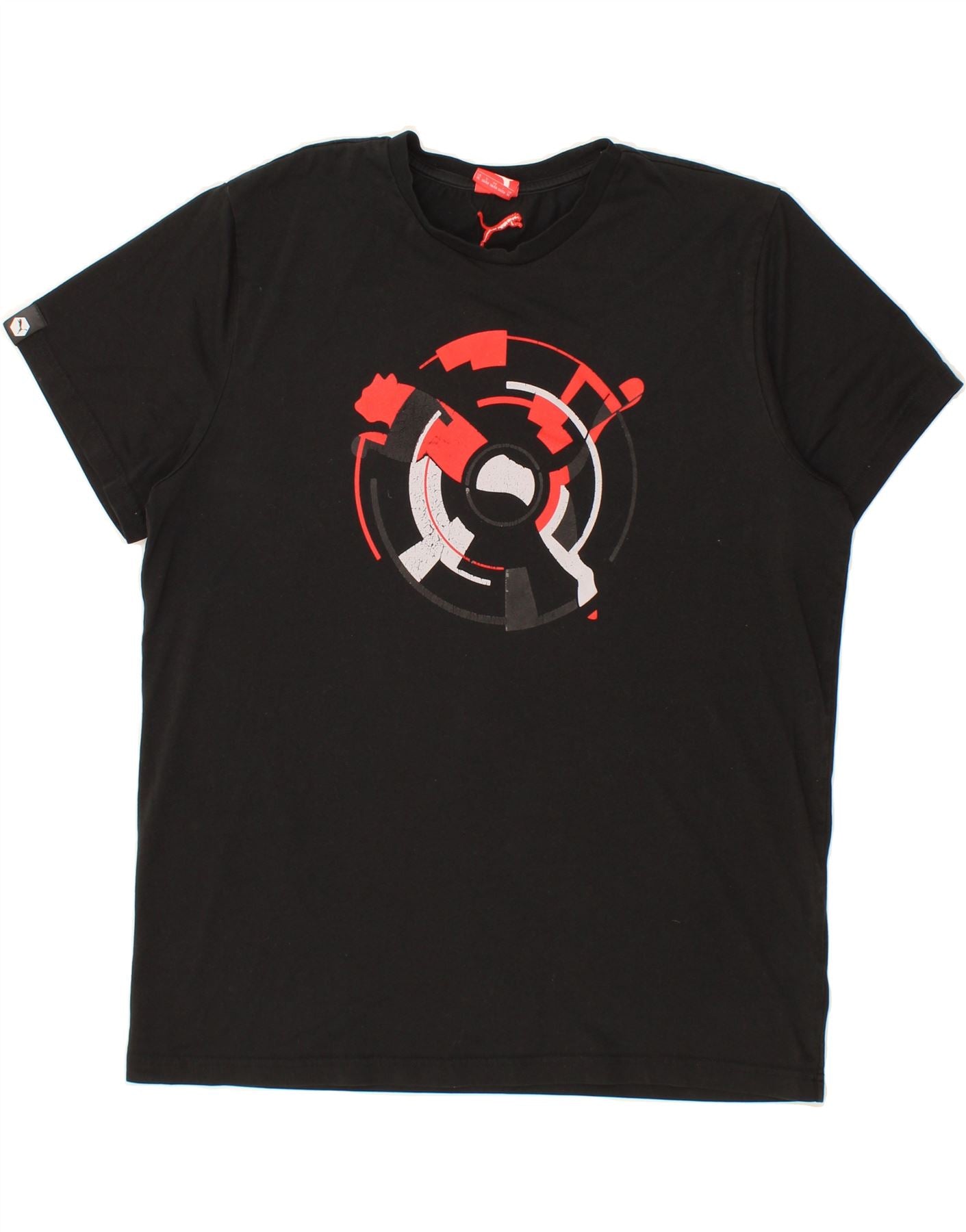 image of PUMA Mens Graphic T-Shirt Top XL Black