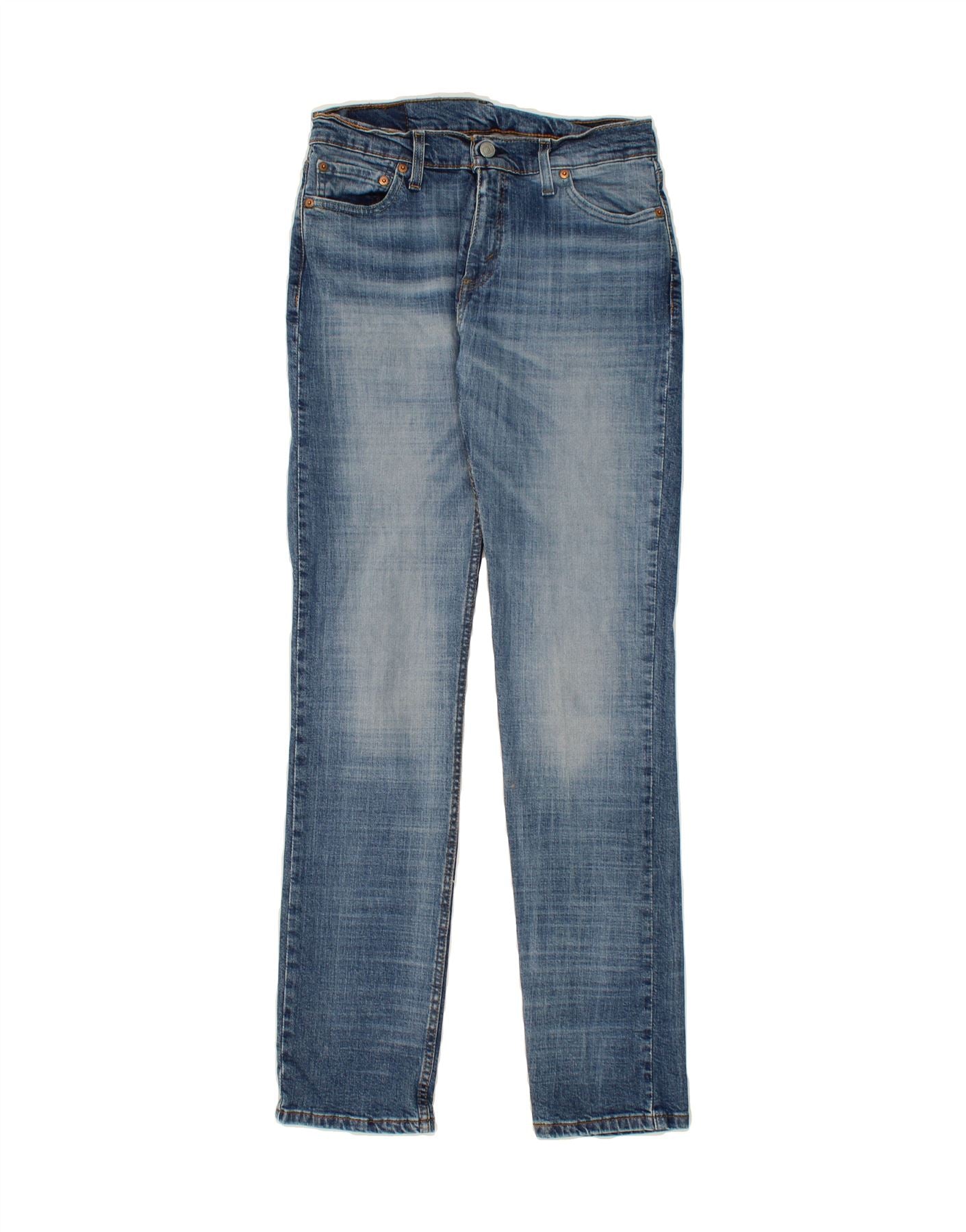 image of LEVI'S Mens 511 Slim Jeans W30 L32 Blue Cotton