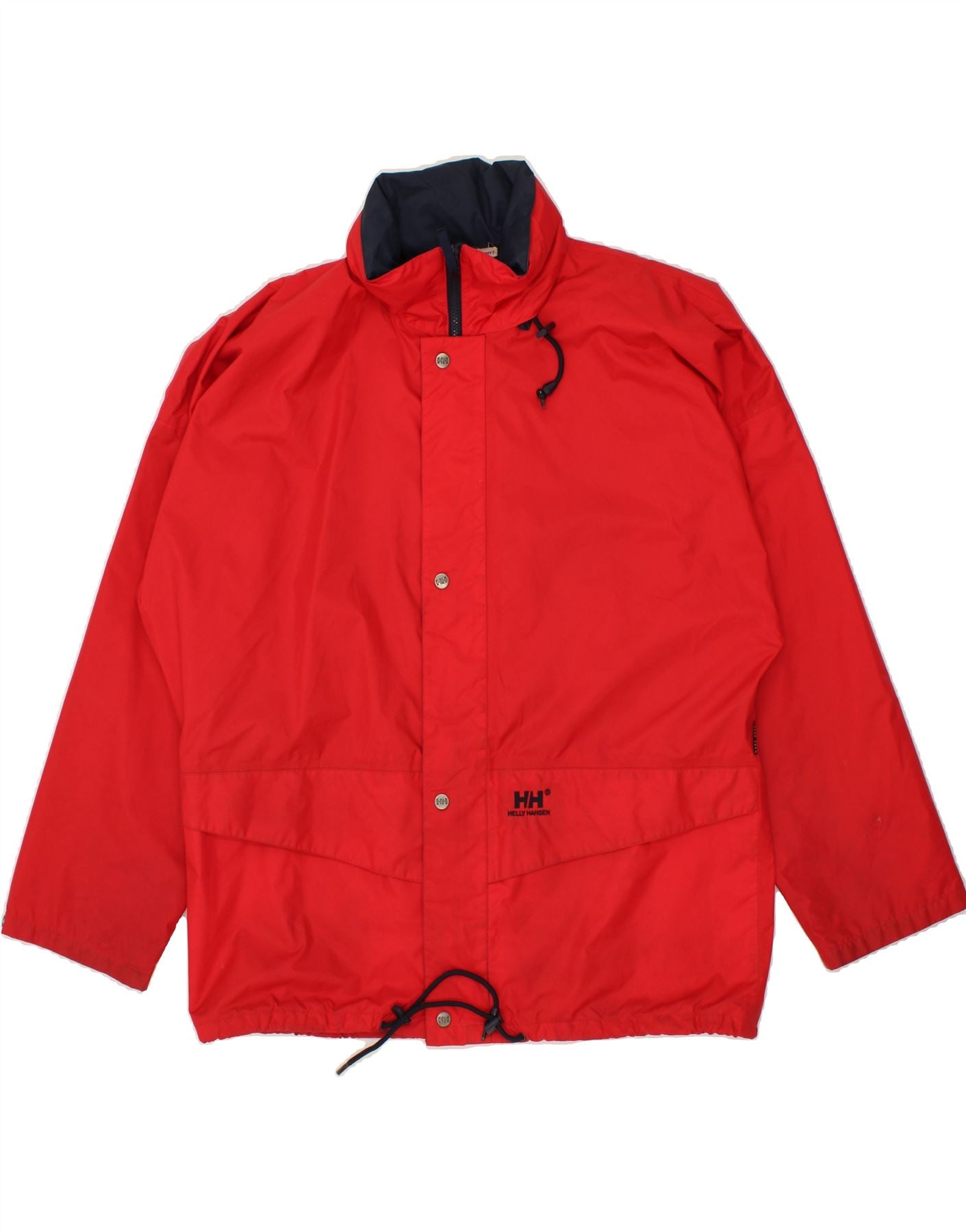 image of HELLY HANSEN Mens Windbreaker Jacket UK 38 Medium Red Nylon