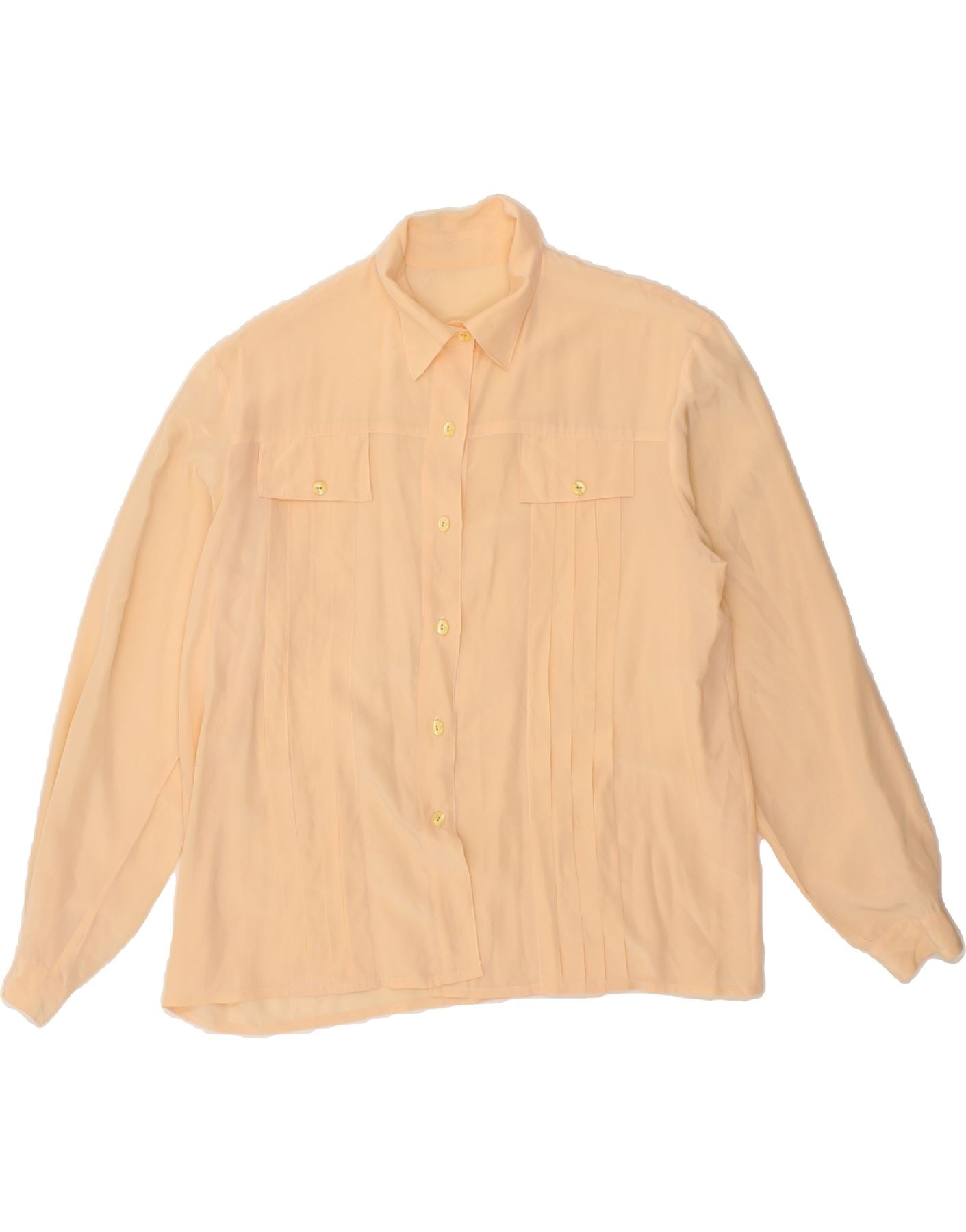 image of VINTAGE Womens Shirt Blouse UK 16 Large Pink