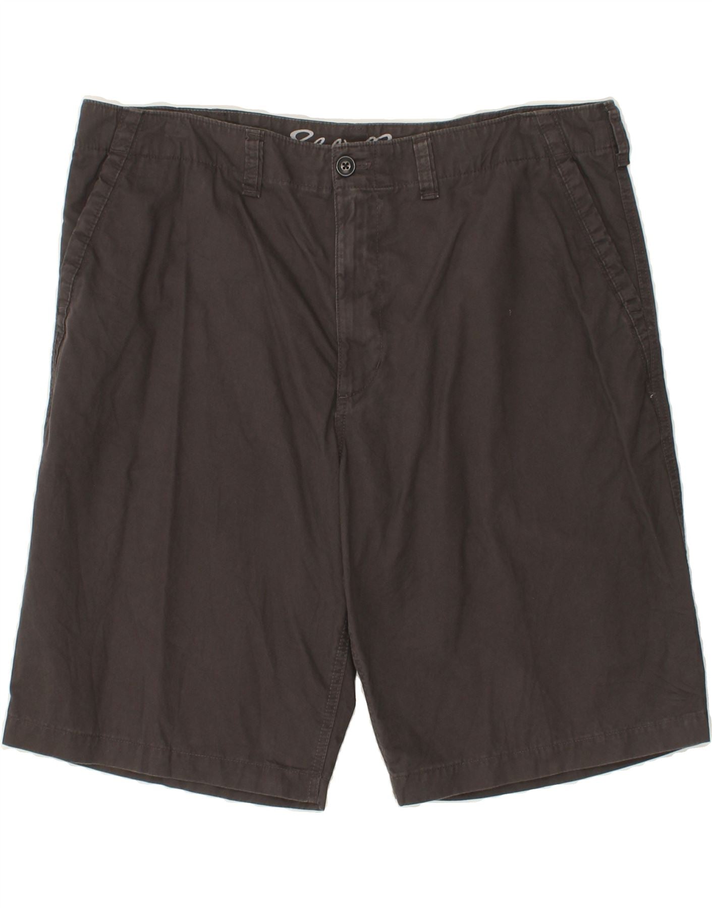 image of EDDIE BAUER Mens Chino Shorts W40 XL Grey Cotton