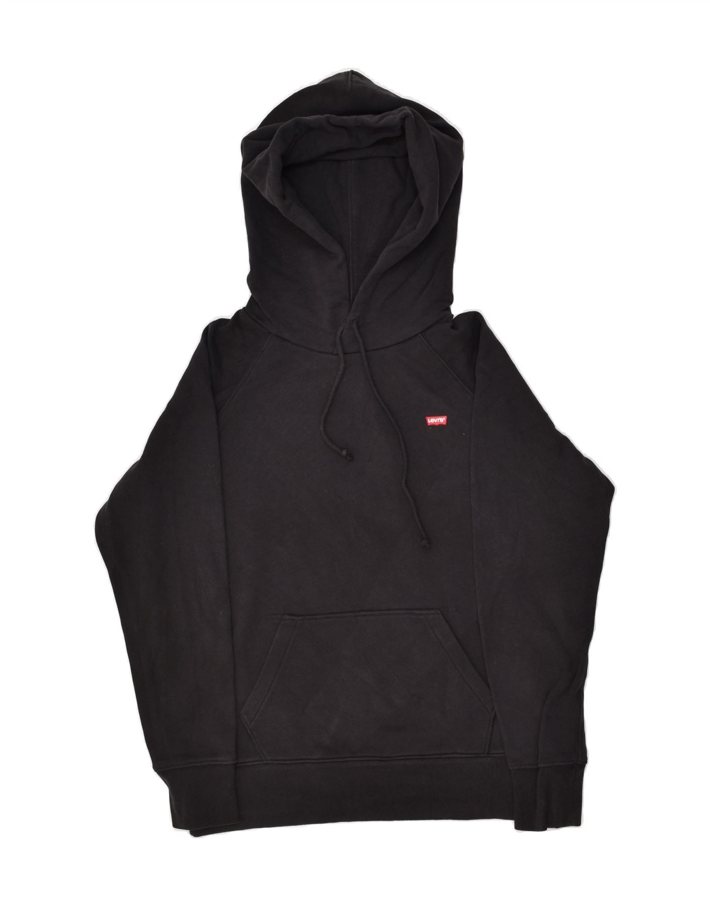 image of LEVI'S Mens Hoodie Jumper XS Black Cotton