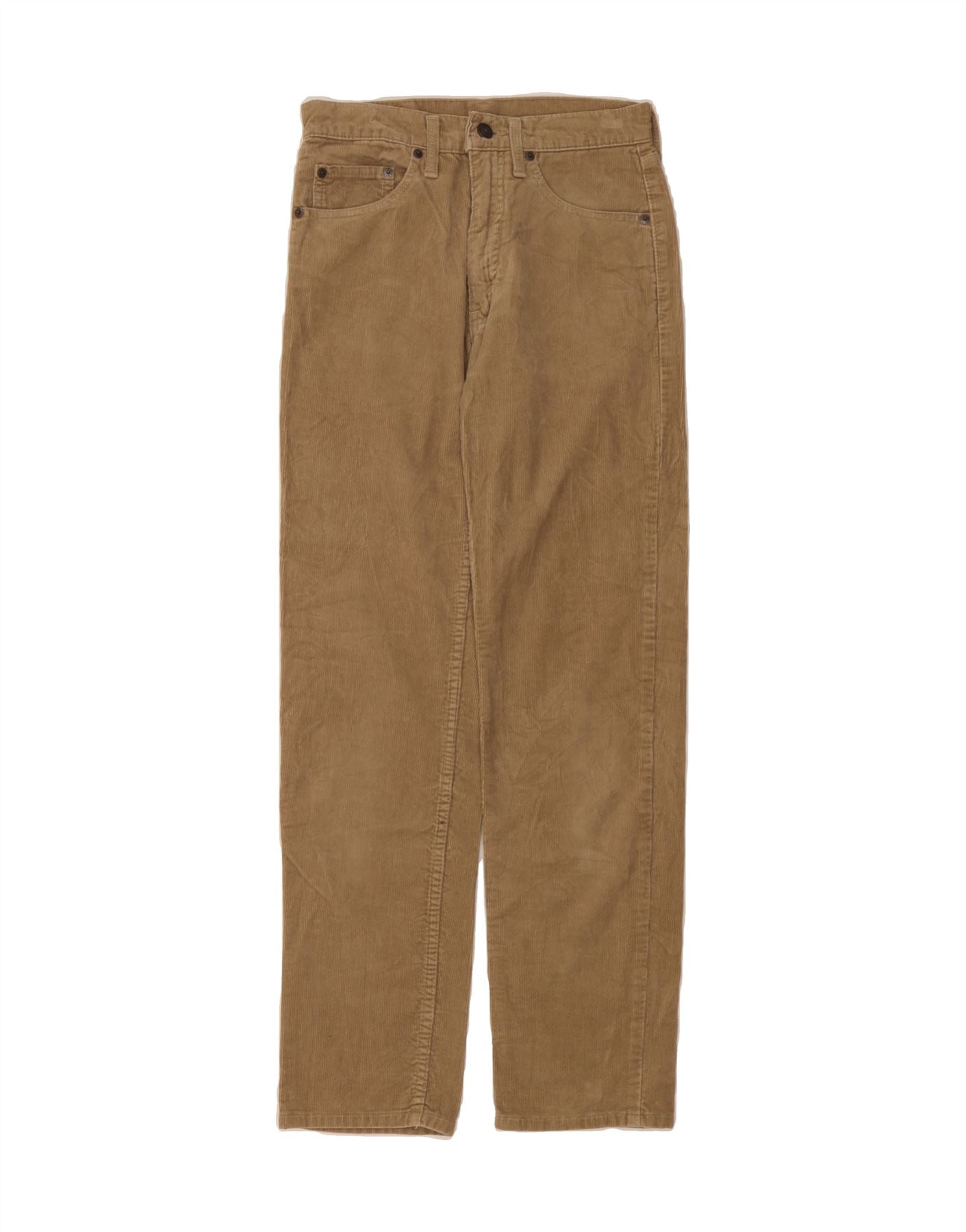 image of LEVI'S Mens 503 Straight Corduroy Trousers W28 L33 Beige