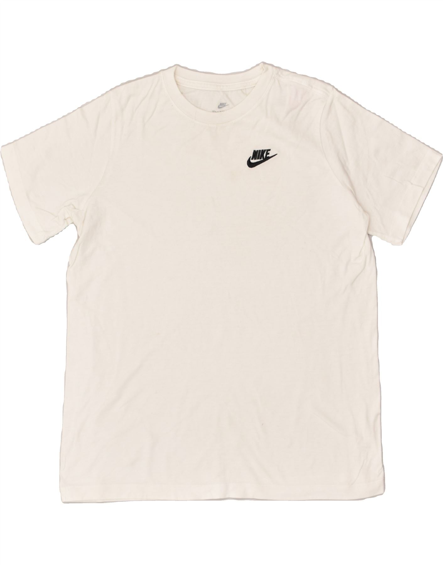 image of NIKE Womens T-Shirt Top UK 18 XL White Cotton