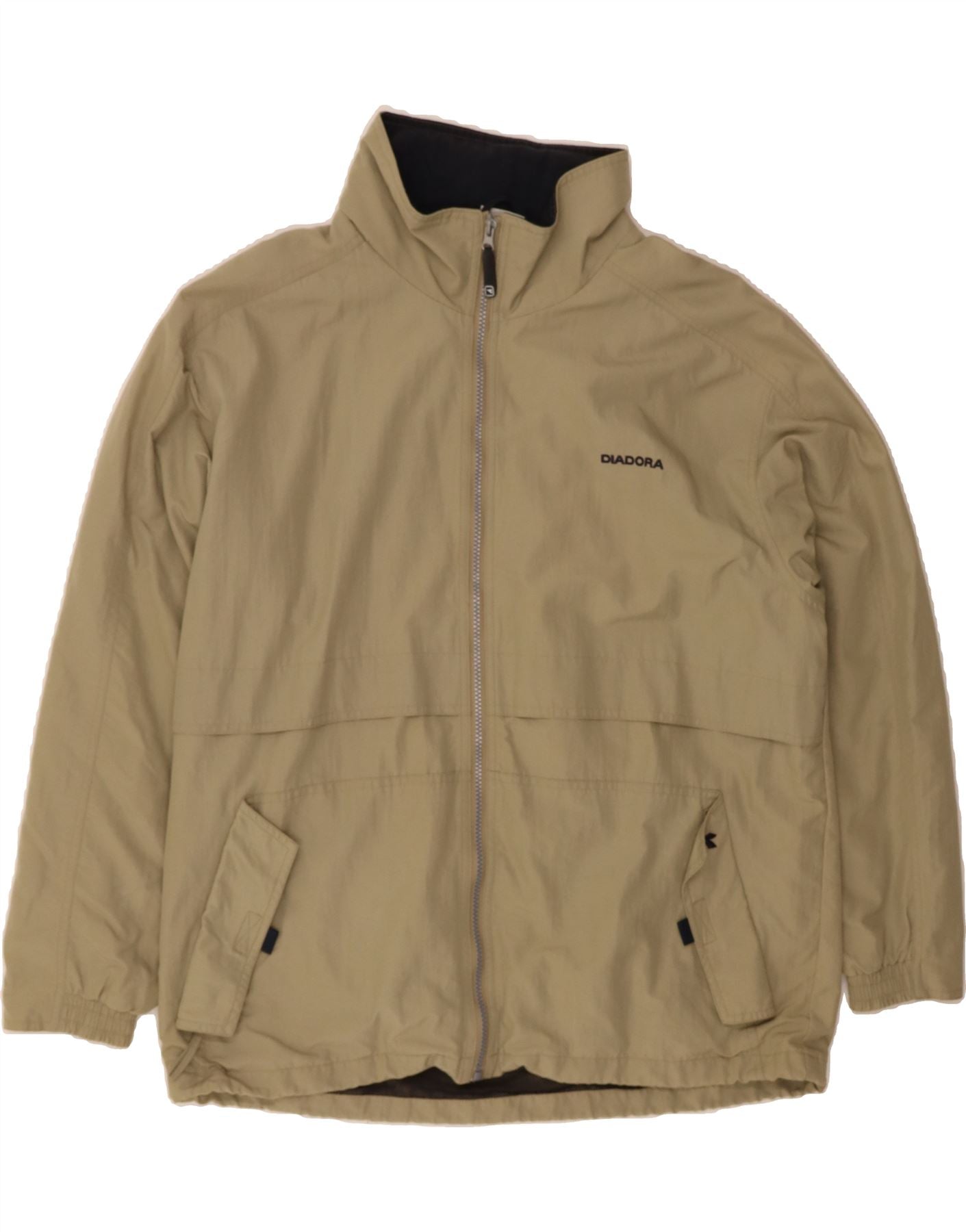 image of DIADORA Mens Utility Jacket UK 42 XL Beige Polyamide
