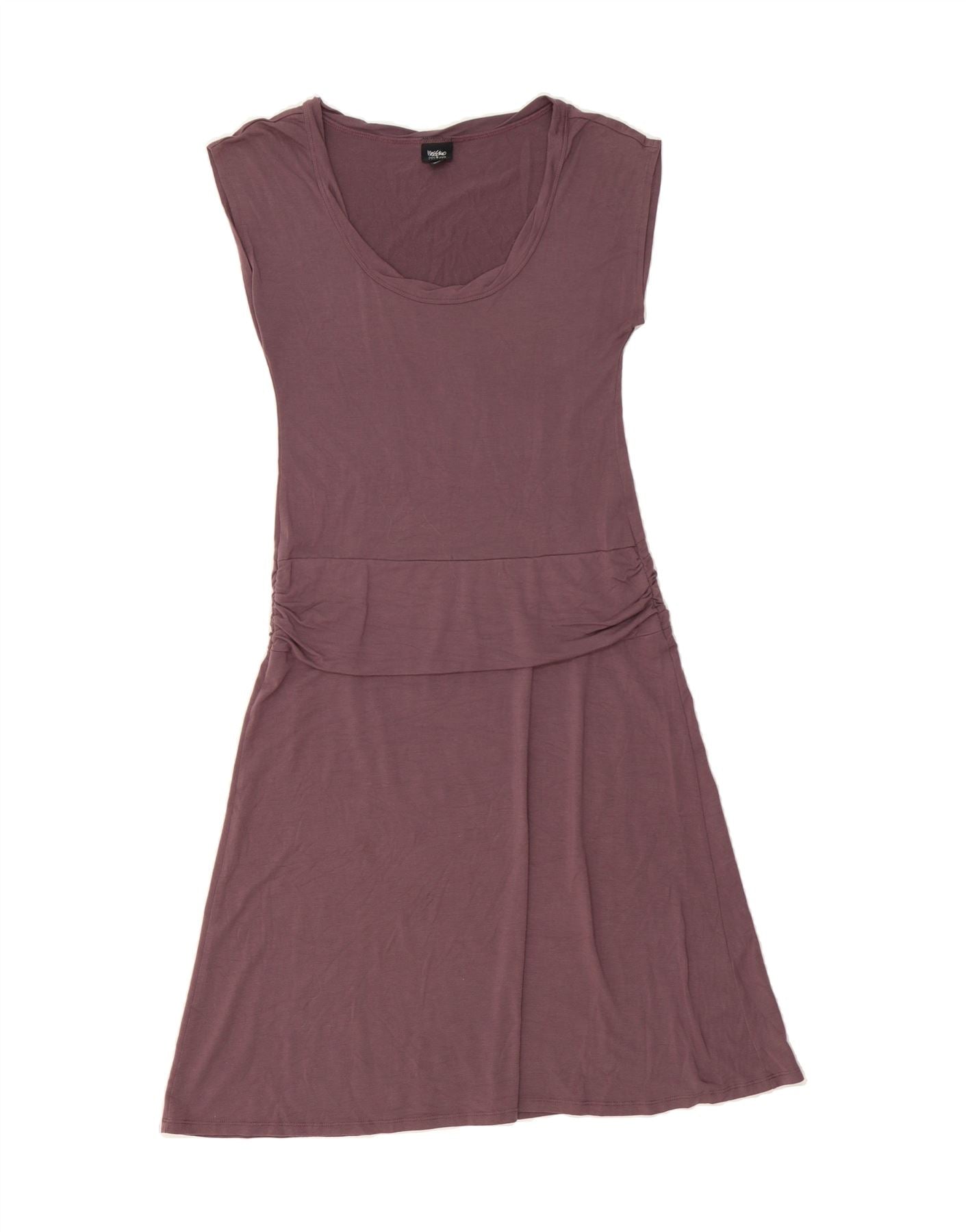 image of MOSSIMO Womens Sleeveless A-Line Dress UK 10 Small Brown