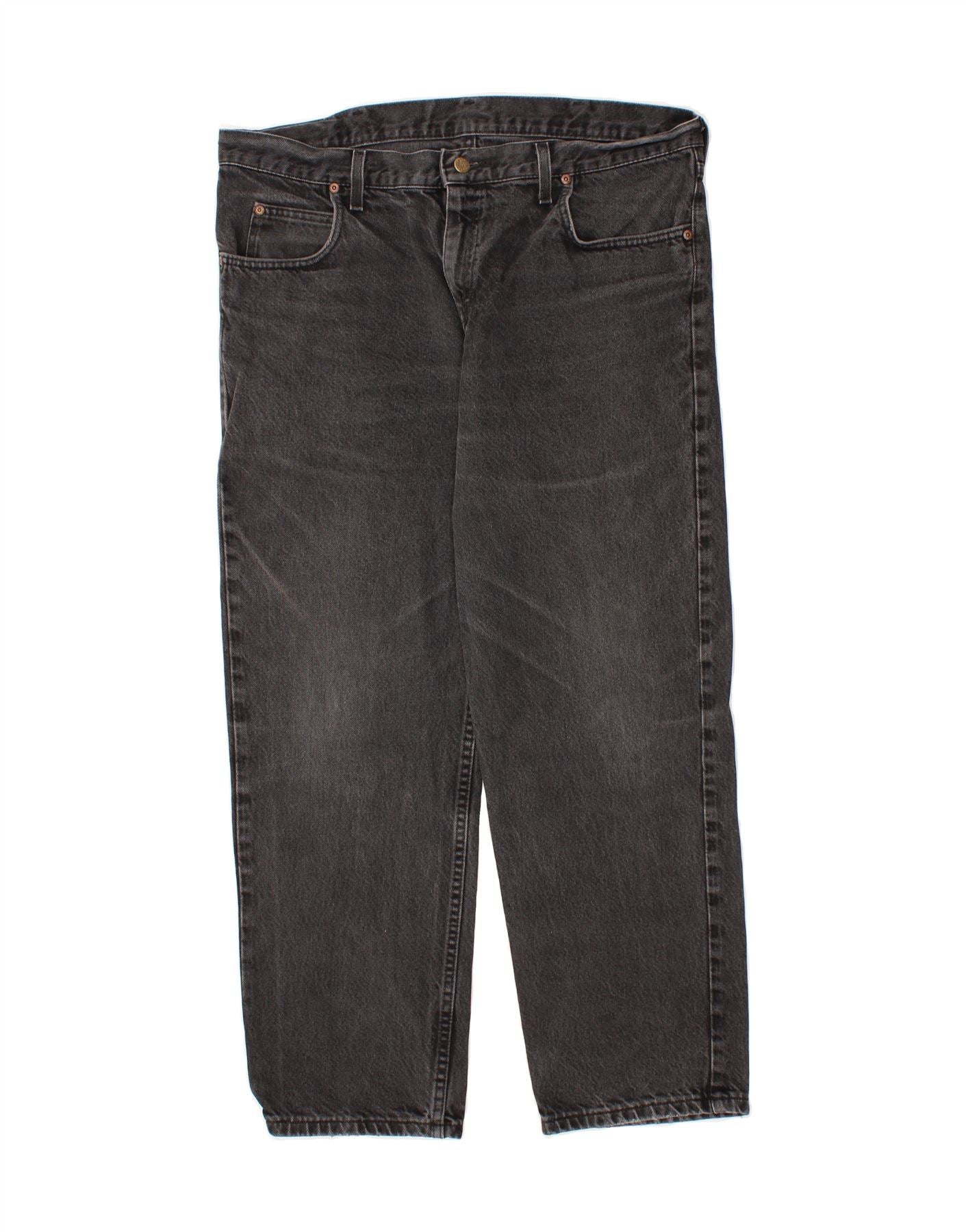 image of LEE Mens Straight Jeans W38 L30 Grey
