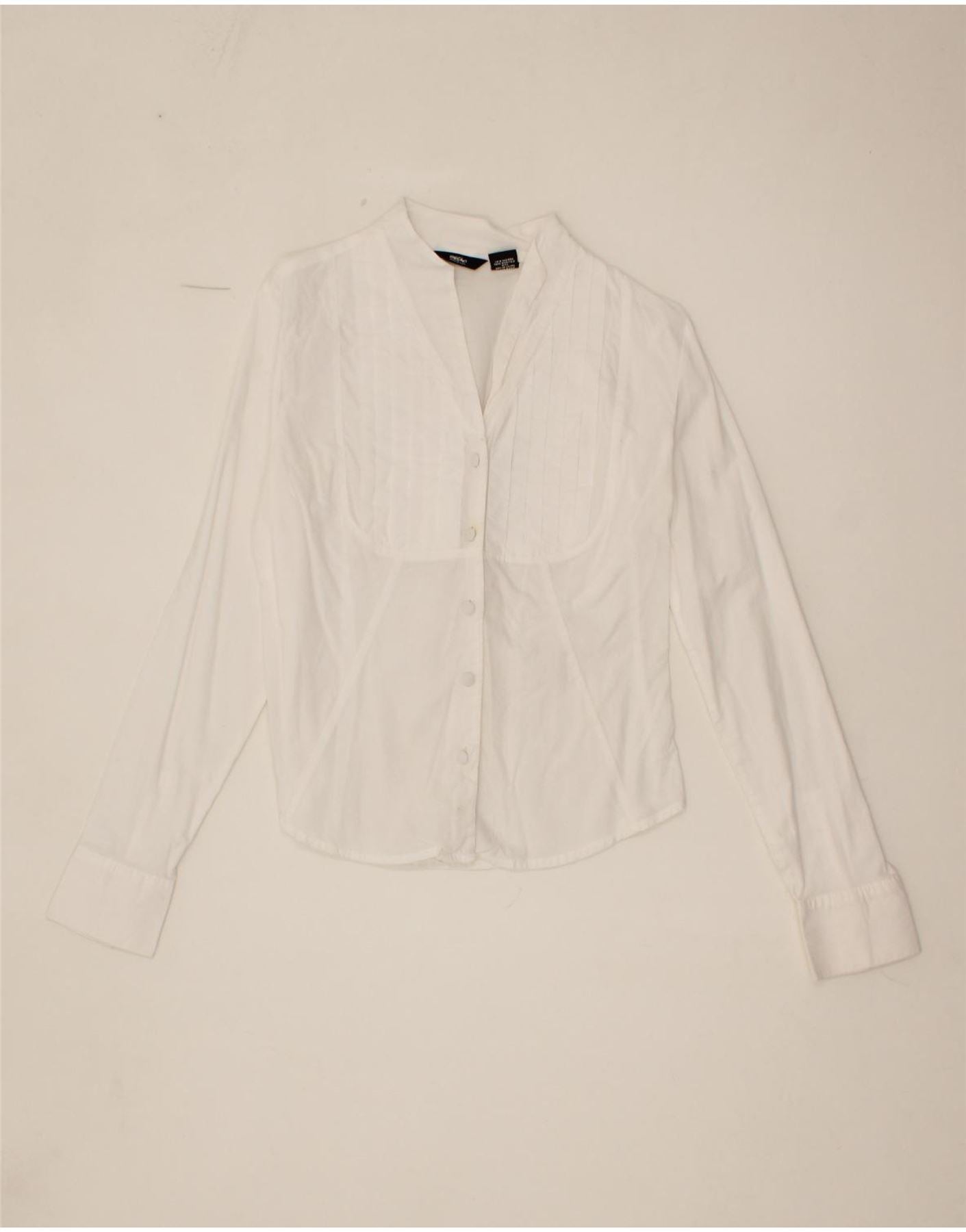 image of MOSSIMO Womens Shirt UK 10 Small White Cotton