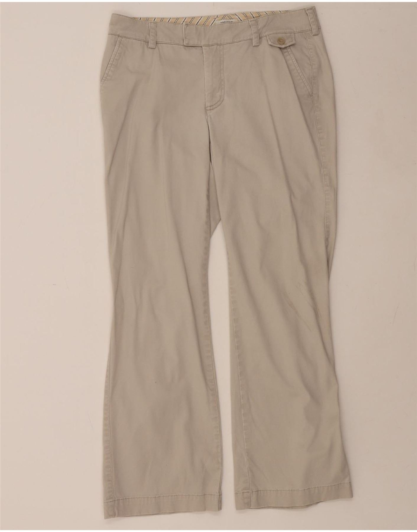 image of DOCKERS Womens Favorite Fit Chino Trousers US 8 Medium W32 L27 Grey