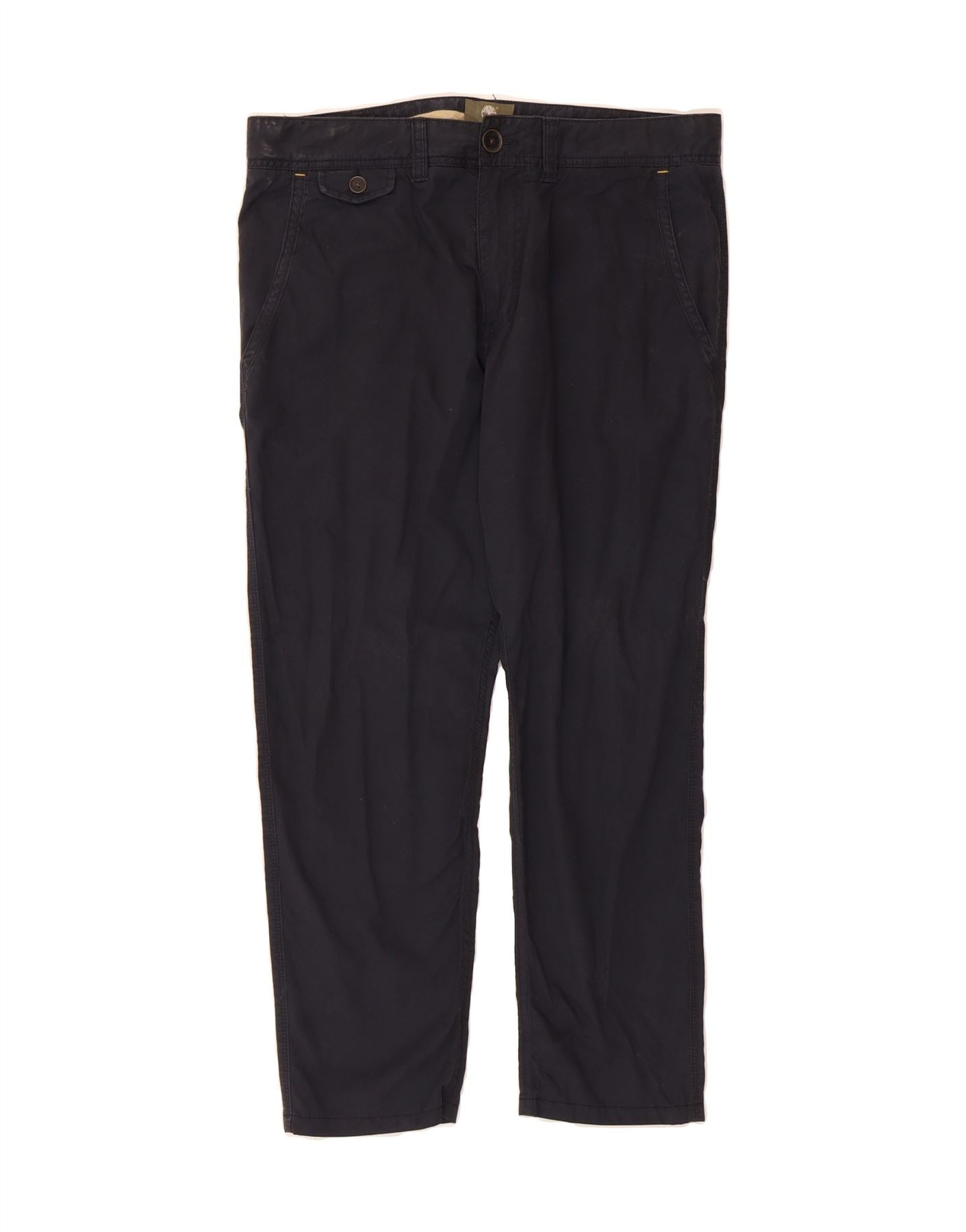 image of TIMBERLAND Mens Earthkeepers Straight Casual Trousers W32 L26 Navy Blue