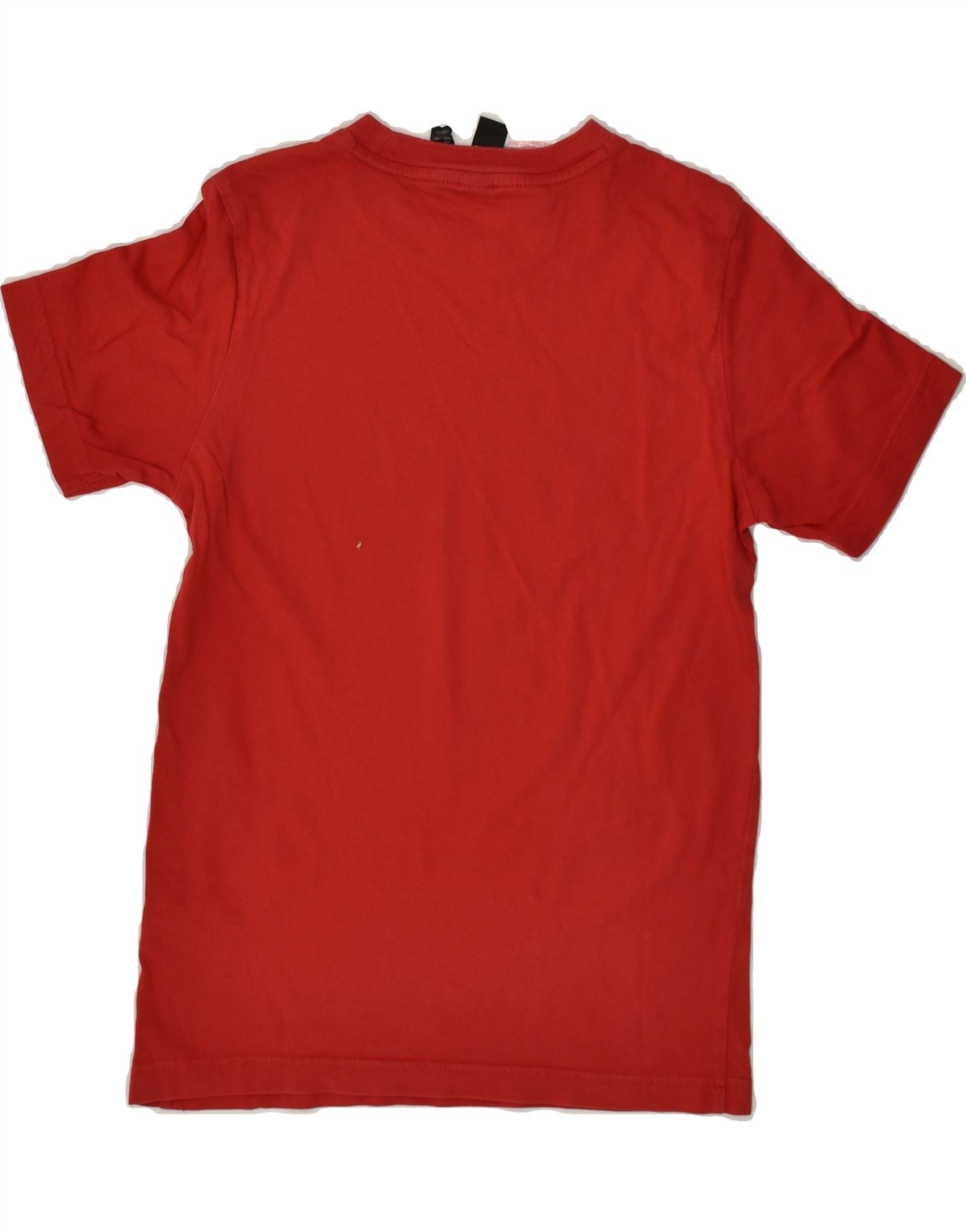 ADIDAS Boys Graphic T-Shirt Top 11-12 Years  Red Cotton