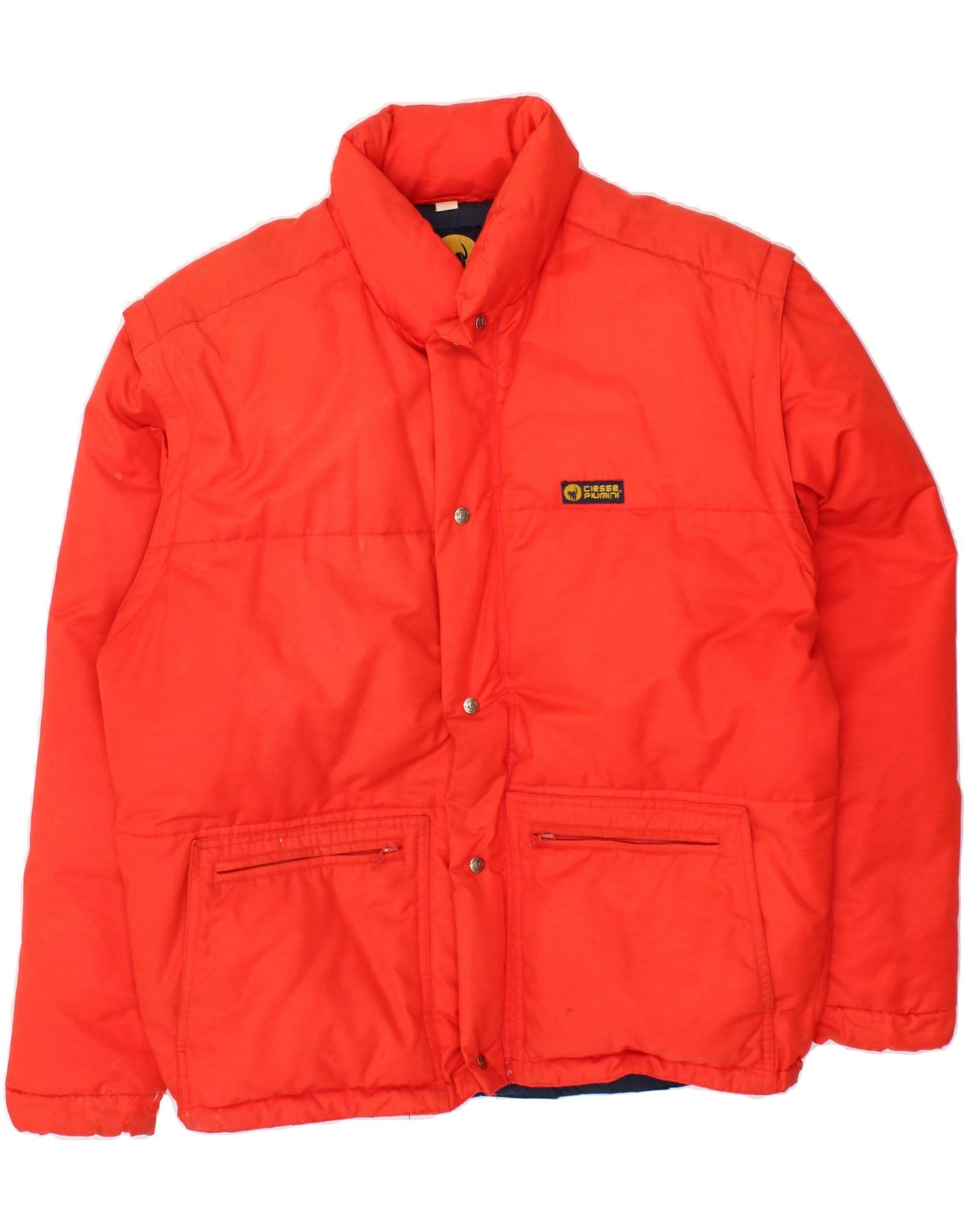 image of CIESSE PIUMINI Mens Hooded Padded Jacket IT 52/54 XL Red
