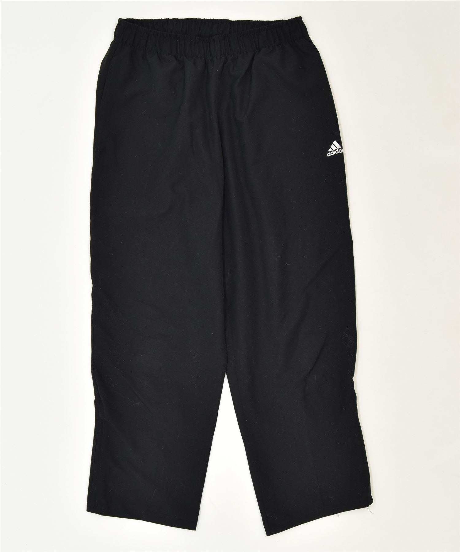 image of ADIDAS Mens Tracksuit Trousers Medium Black Polyester Sports