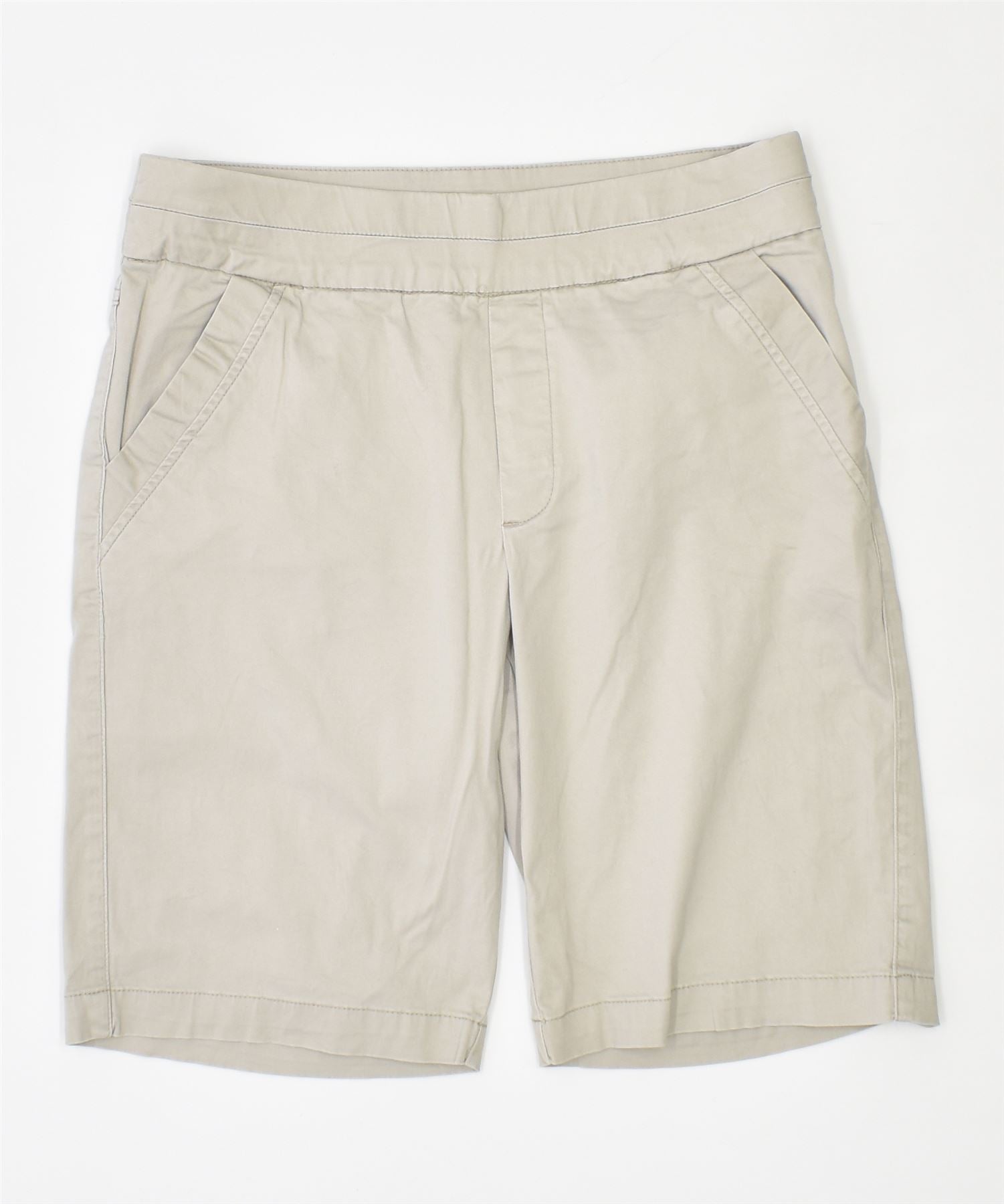 Image of LEE Womens Chino Shorts Medium W29 Grey Cotton