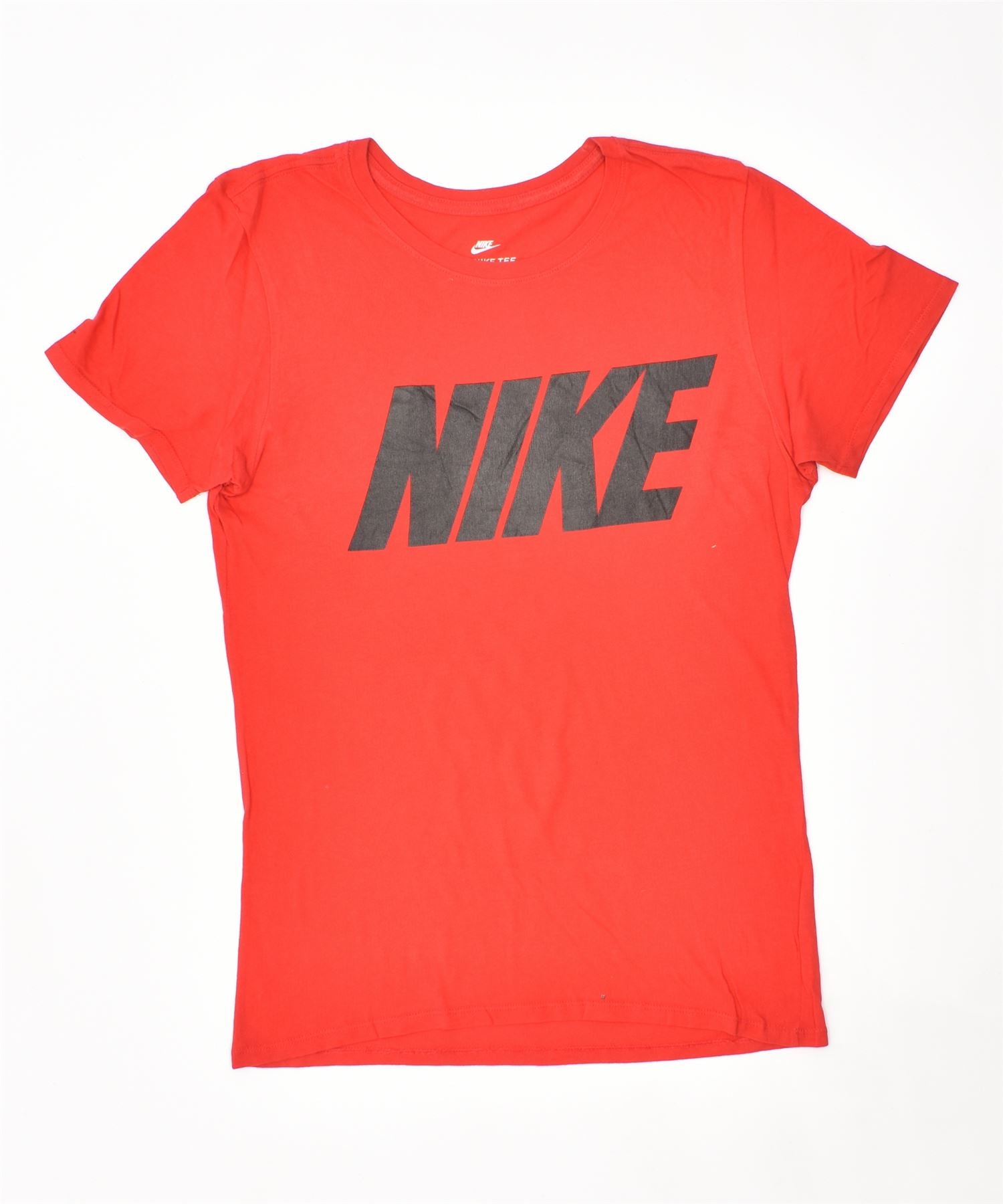 Image of NIKE Mens Athletic Cut Graphic T-Shirt Top Small Red