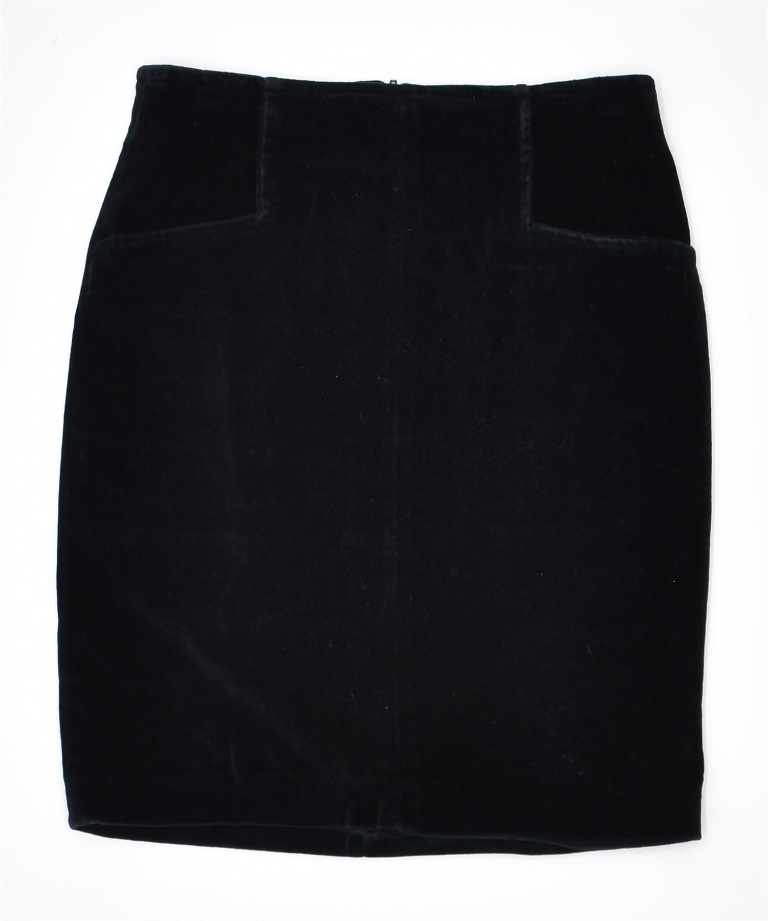 image of VINTAGE Womens Pencil Skirt W24 XS Black