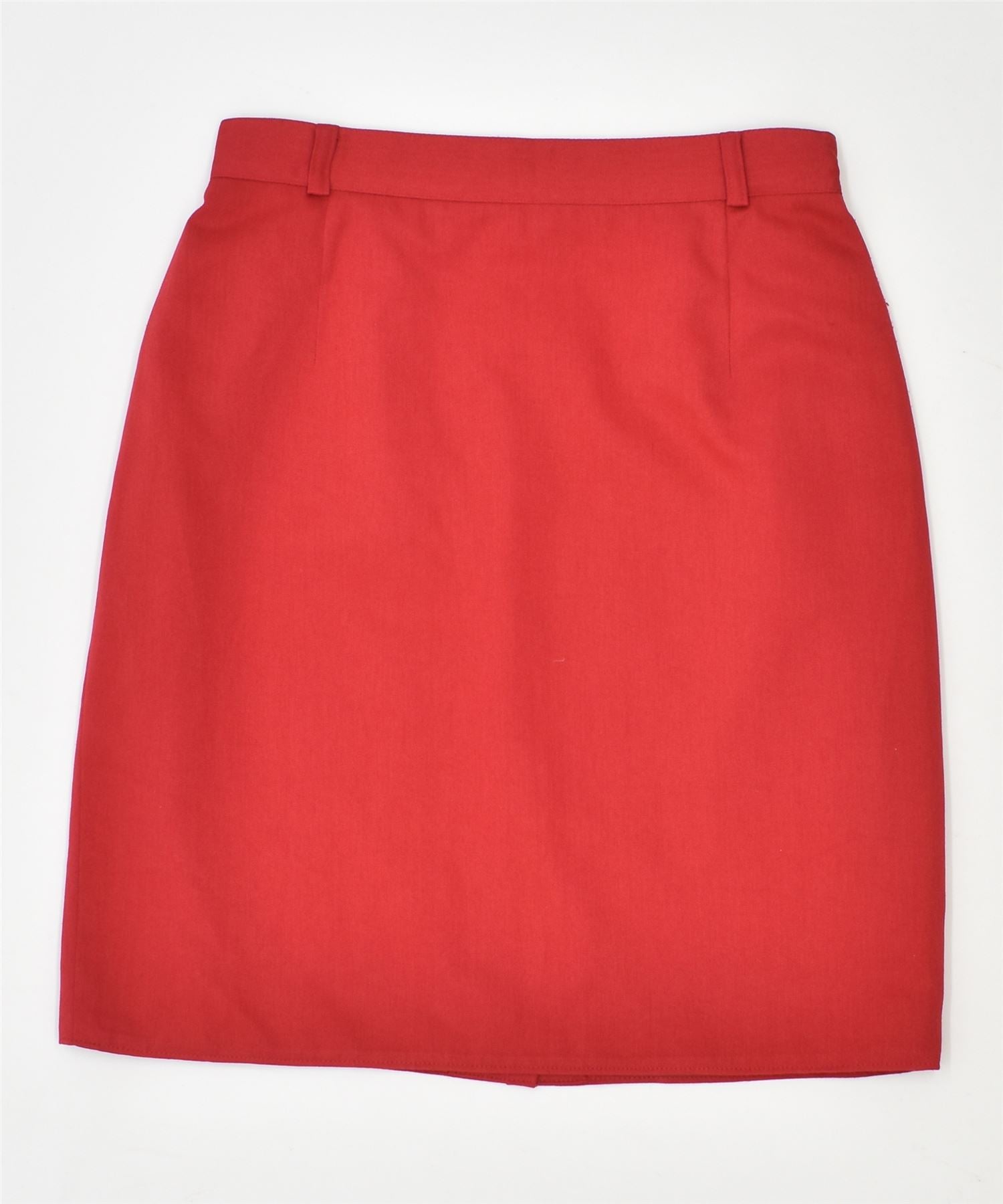 image of VINTAGE Womens Mini Pencil Skirt IT 42 Medium W28 Red Viscose