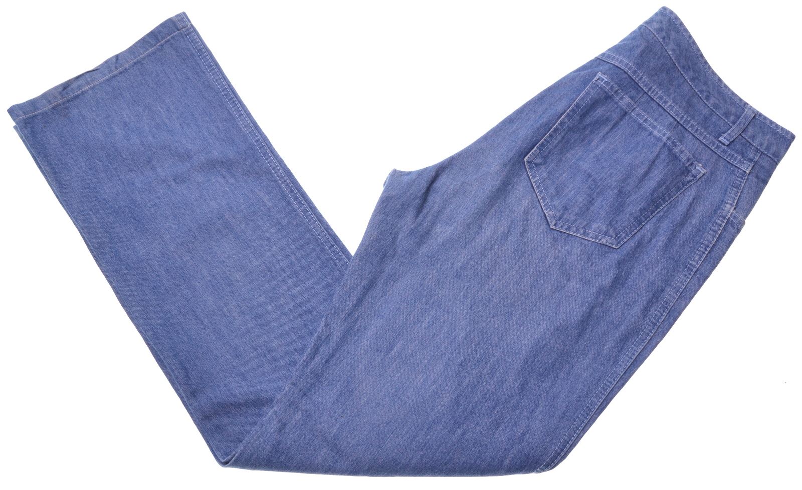 Image of ROCCOBAROCCO Womens Jeans W30 L28 Blue Cotton Straight