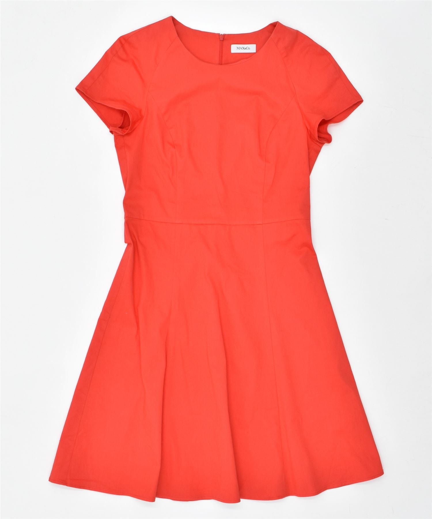 image of MAX & CO. Womens A-Line Dress UK 10 Small Red