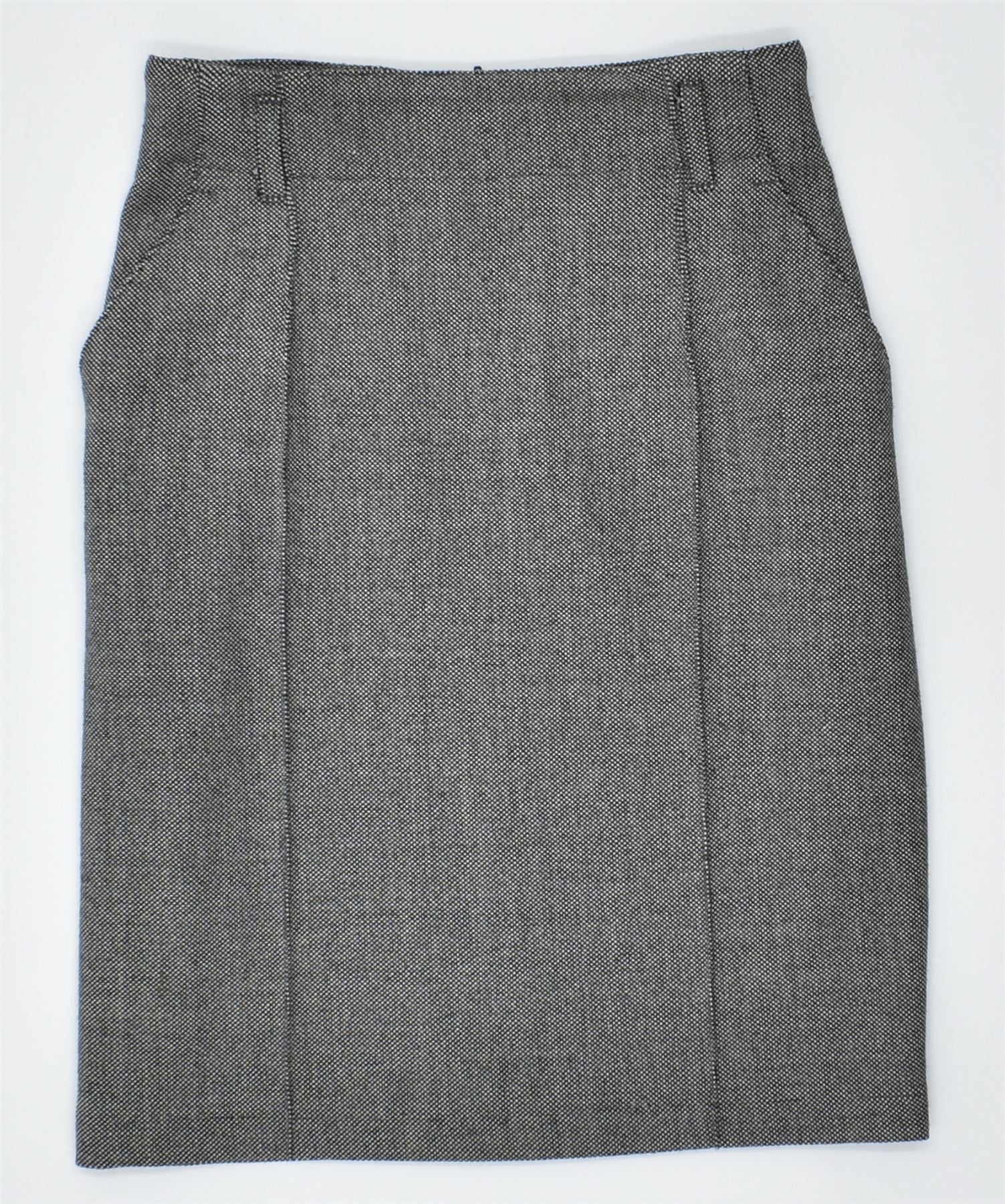 image of TAIFUN Womens Pencil Skirt EU 36 Small W26 Grey Polyester Vintage