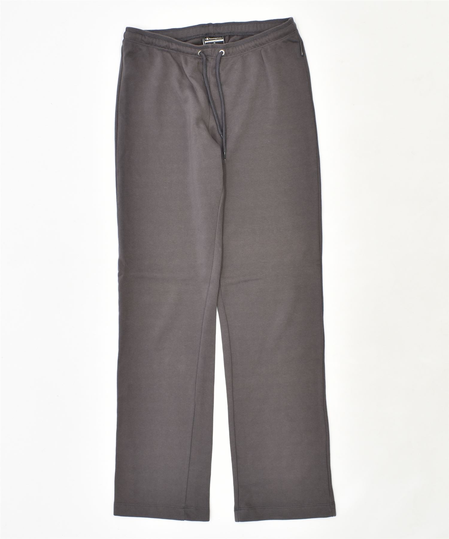 image of CHAMPION Womens Tracksuit Trousers UK 14 Medium Grey Cotton