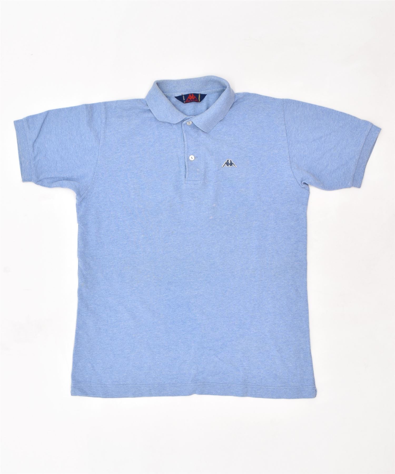 image of ROBE DI KAPPA Mens Polo Shirt Small Blue Cotton