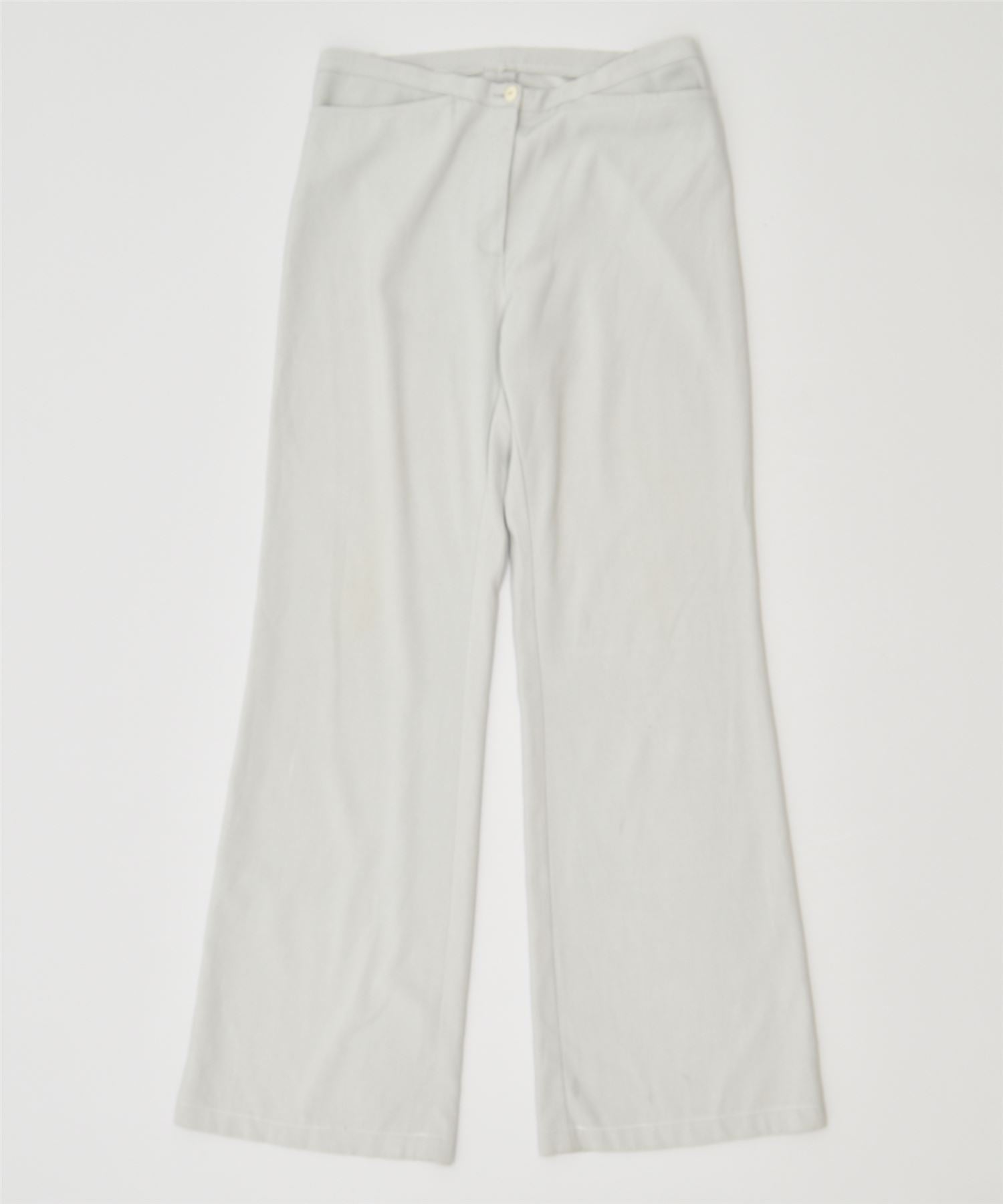 image of VINTAGE Womens Straight Casual Trousers W28 L31 Grey