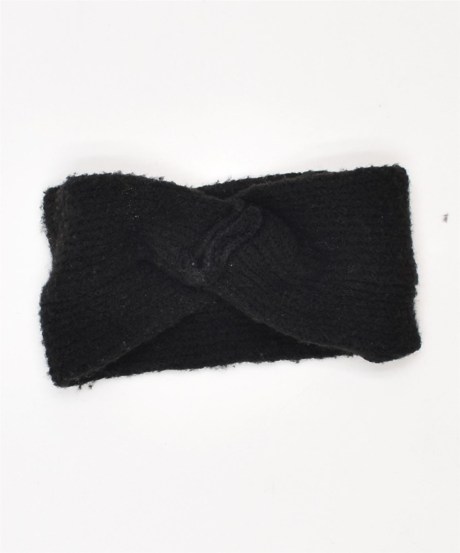 image of VINTAGE Womens Headband Hat One Size Black