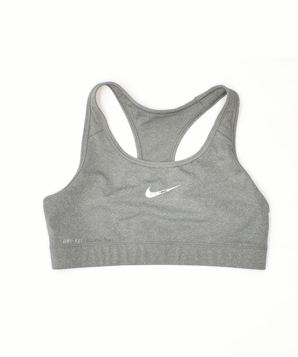 image of NIKE Womens Dri-Fit Sports Bra UK 6 XS Grey