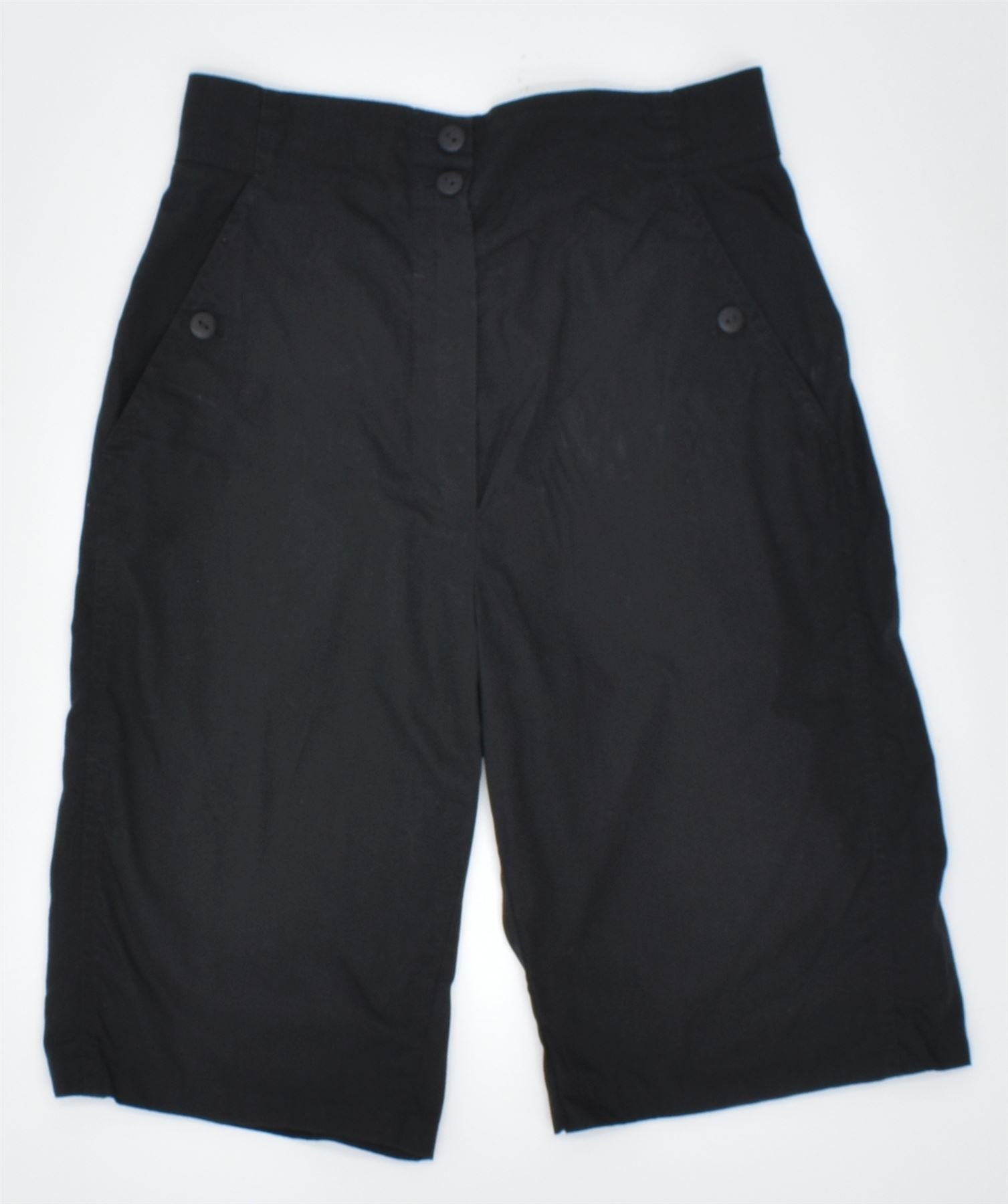 image of PRISMA Womens Chino Shorts IT 44 Medium W27 Black