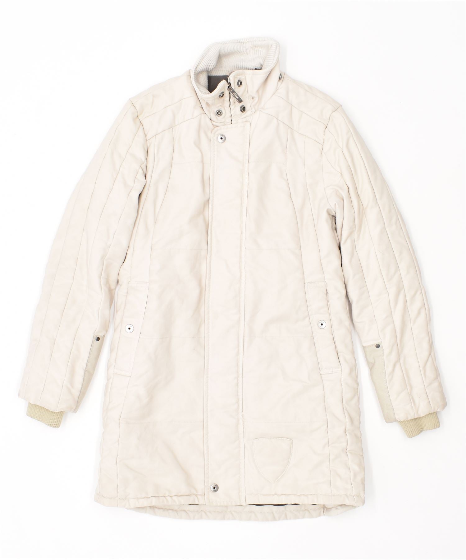 image of G-STAR Womens Windbreaker Coat UK 10 Small Beige Cotton