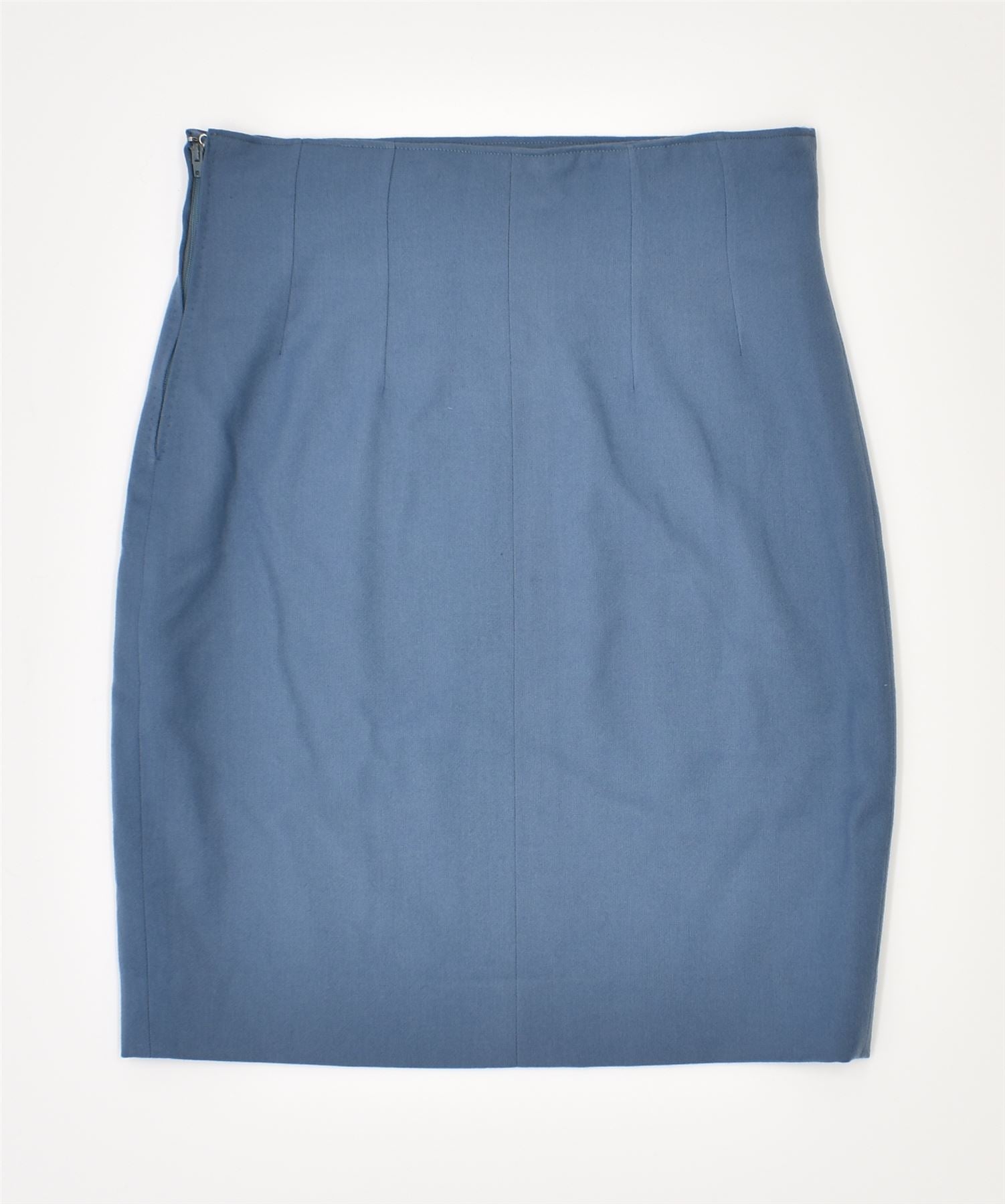 image of VINTAGE Womens Pencil Skirt W28 Blue