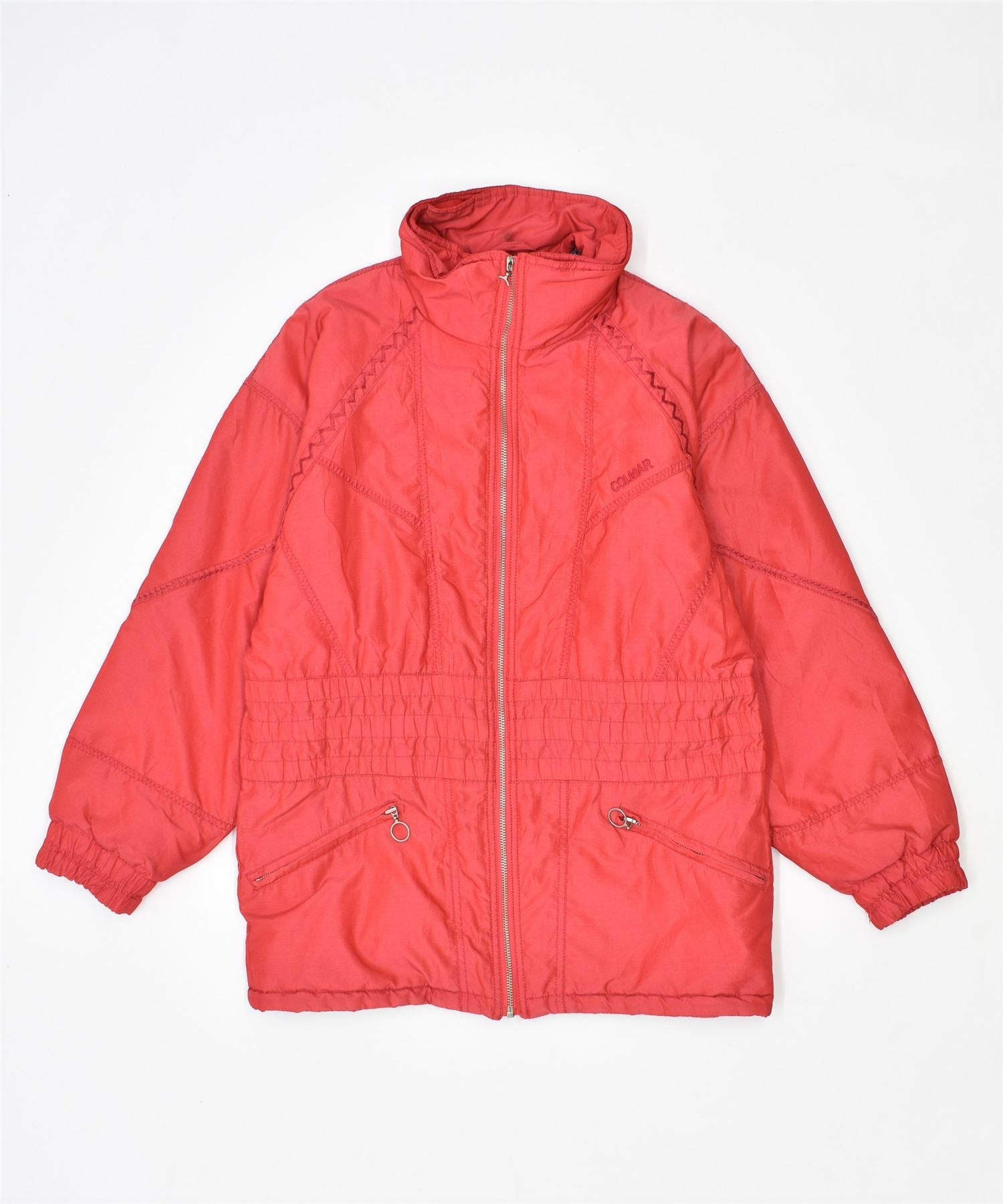 Image of COLMAR Womens Oversized Windbreaker Jacket IT 42 Medium Red