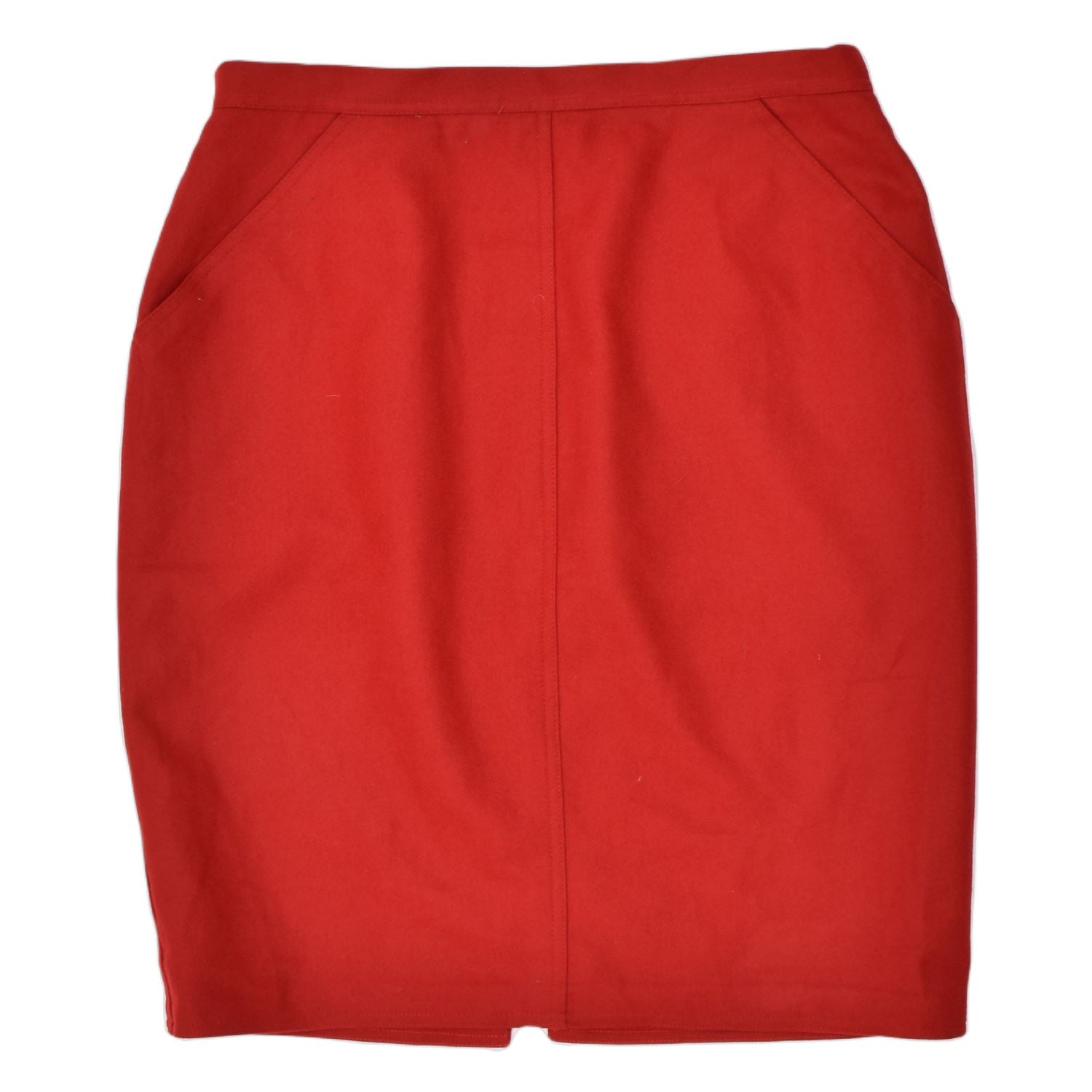 image of VINTAGE Womens Pencil Skirt Medium W29 Red