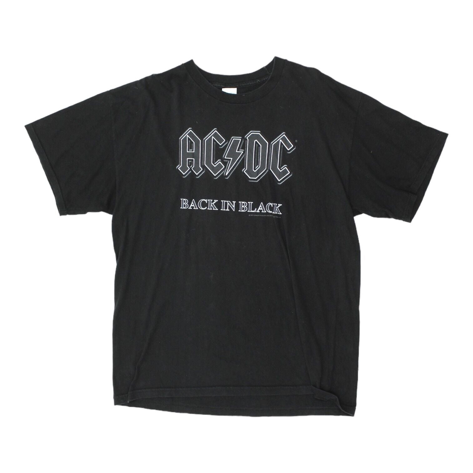 AC/DC Back In Black Mens Tshirt | Vintage Rock Music Band Tee VTG