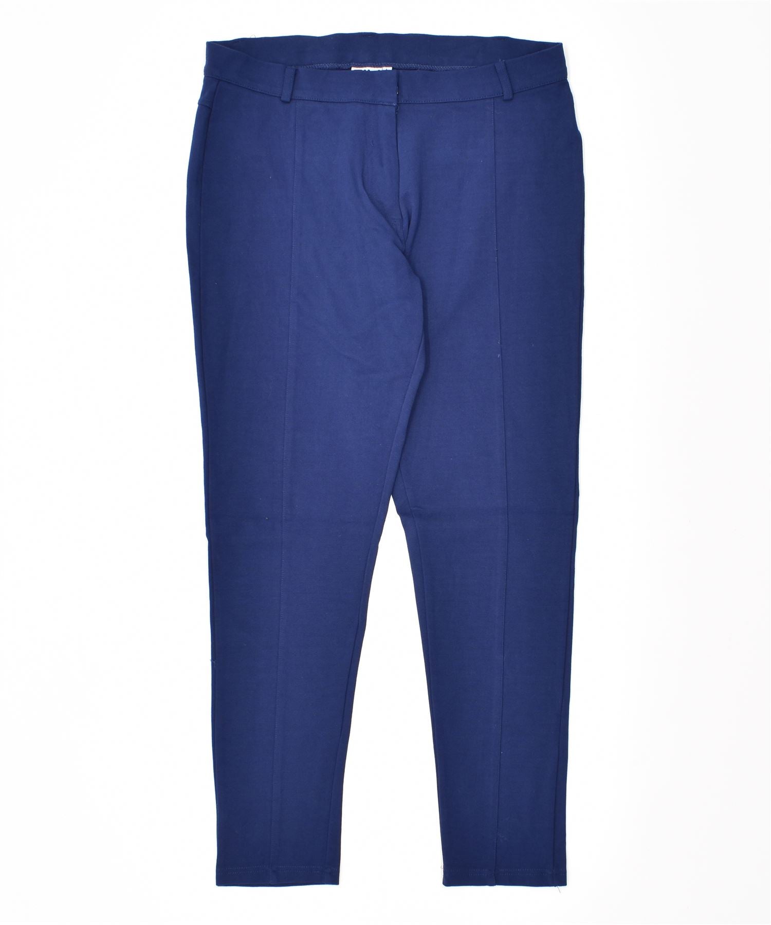 Image of FILA Womens Skinny Casual Trousers Large W31 L27 Blue Viscose