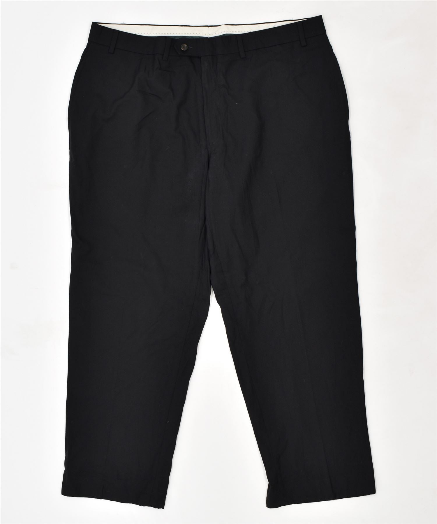 image of RALPH LAUREN Womens Suit Trousers W40 L28 Black Wool