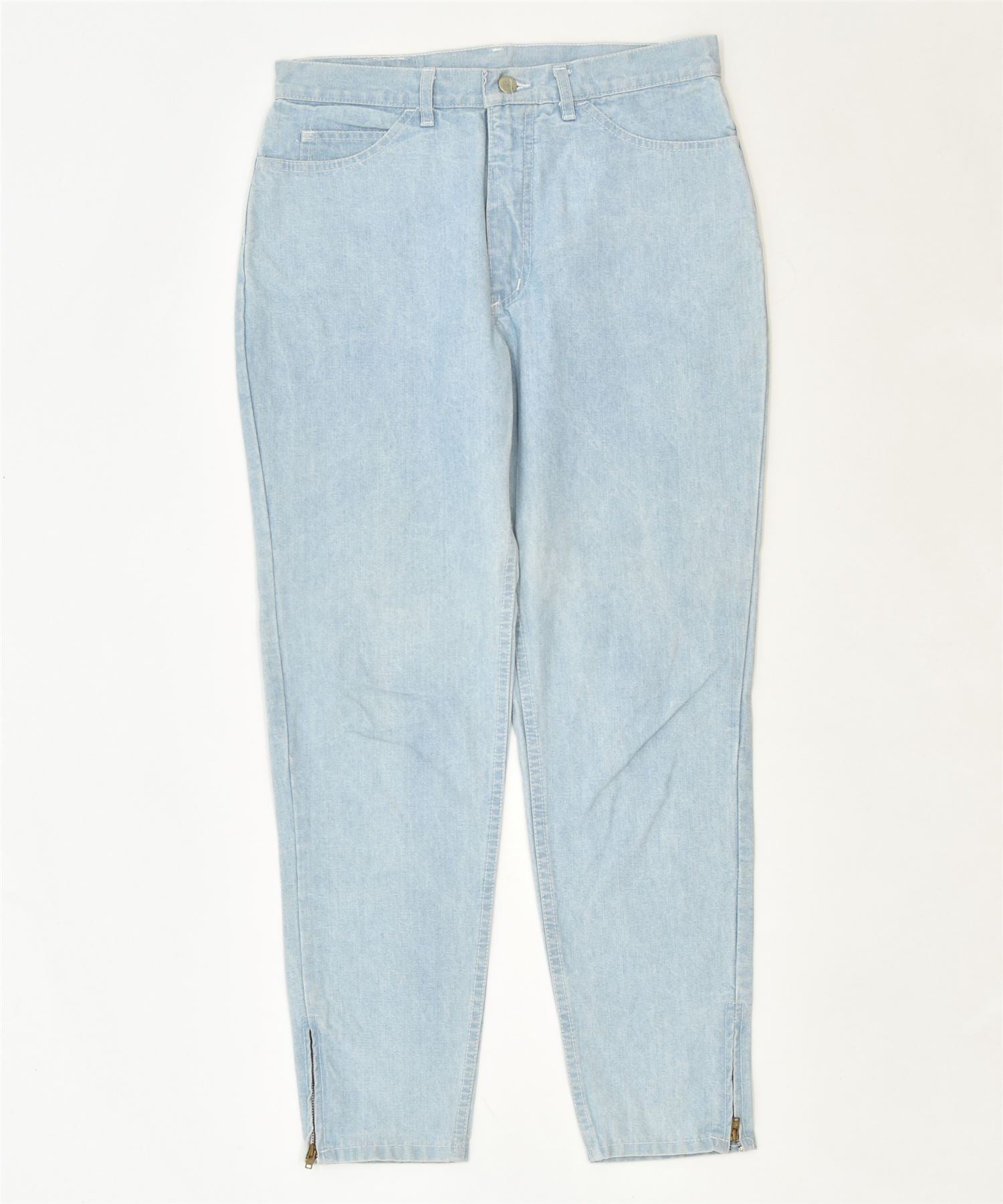 image of RIFLE Womens Tapered Jeans W30 L27 Blue Cotton Classic